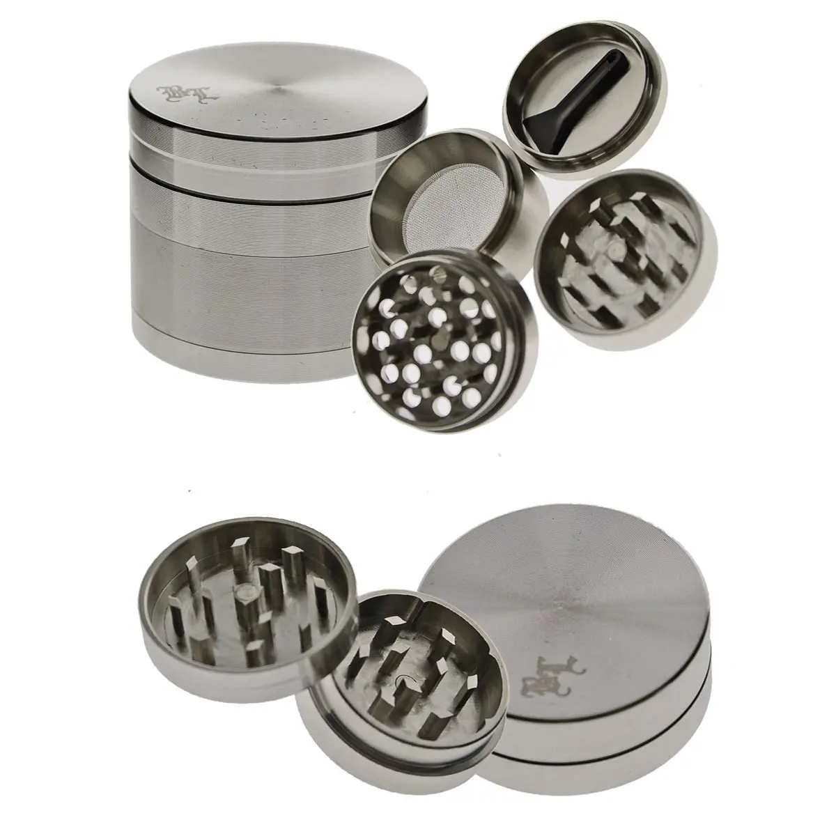 Black Leaf steel sieve grinder