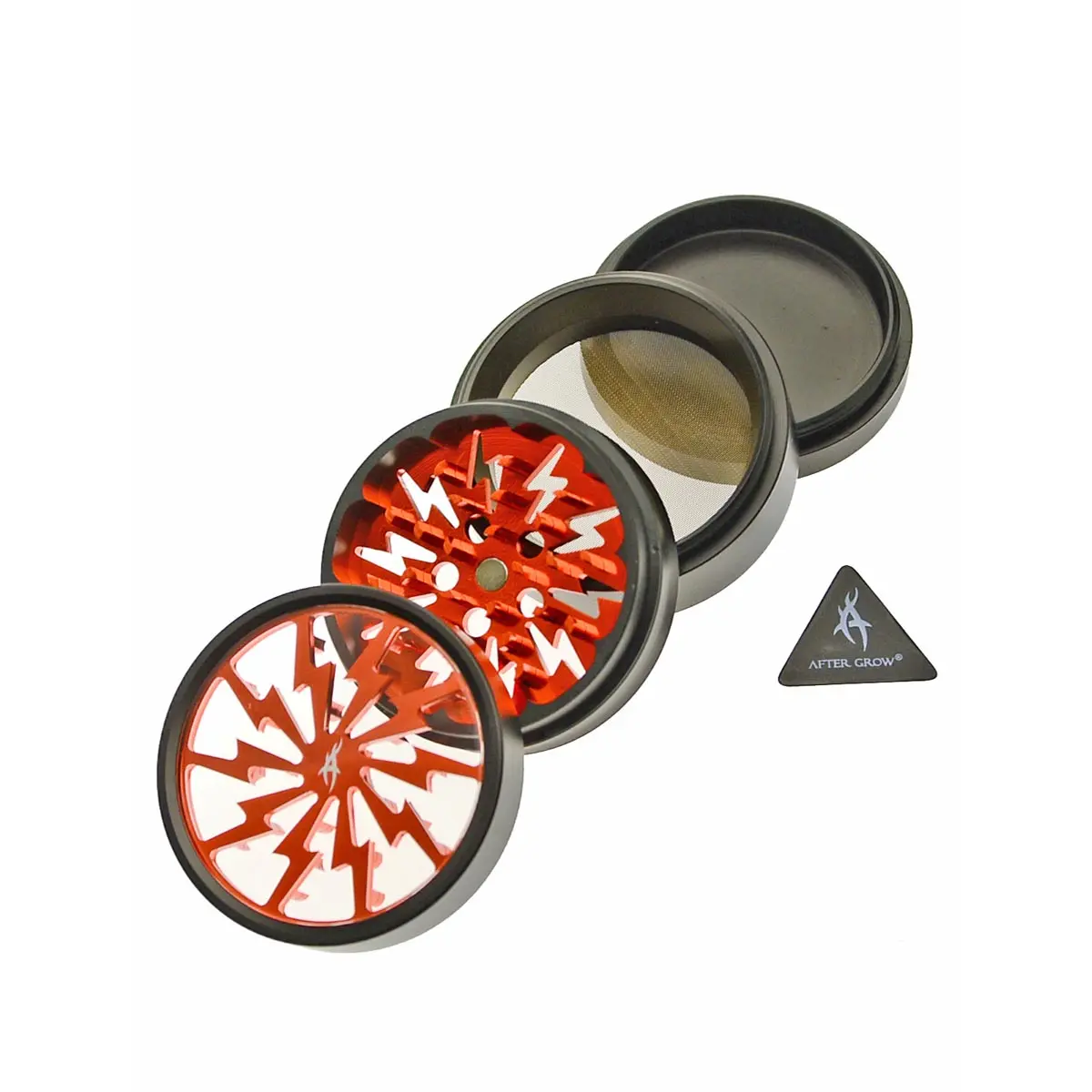 Thorinder grinder with window black / orange