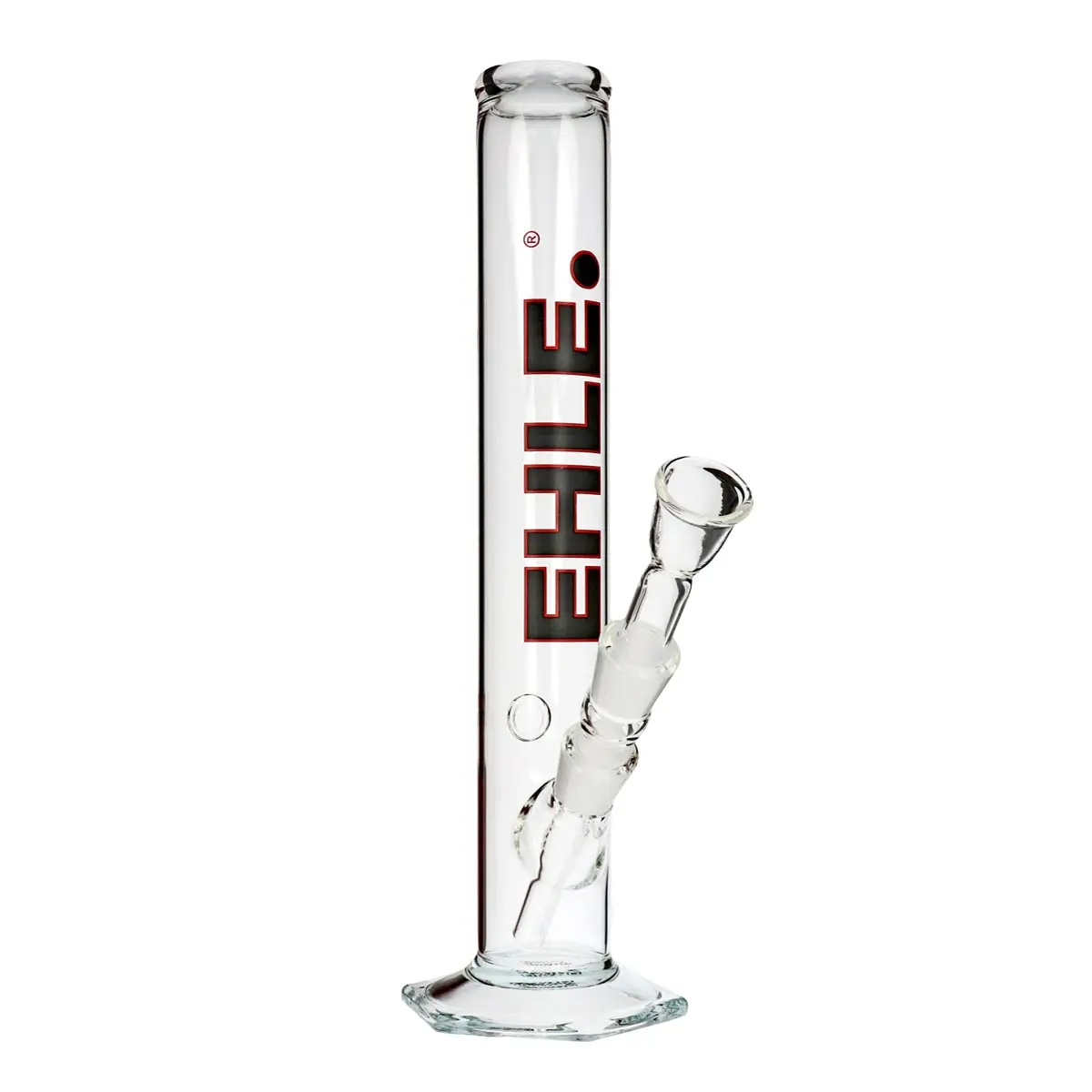 Ehle Bong straight - 500ml - 18.8mm - black-red