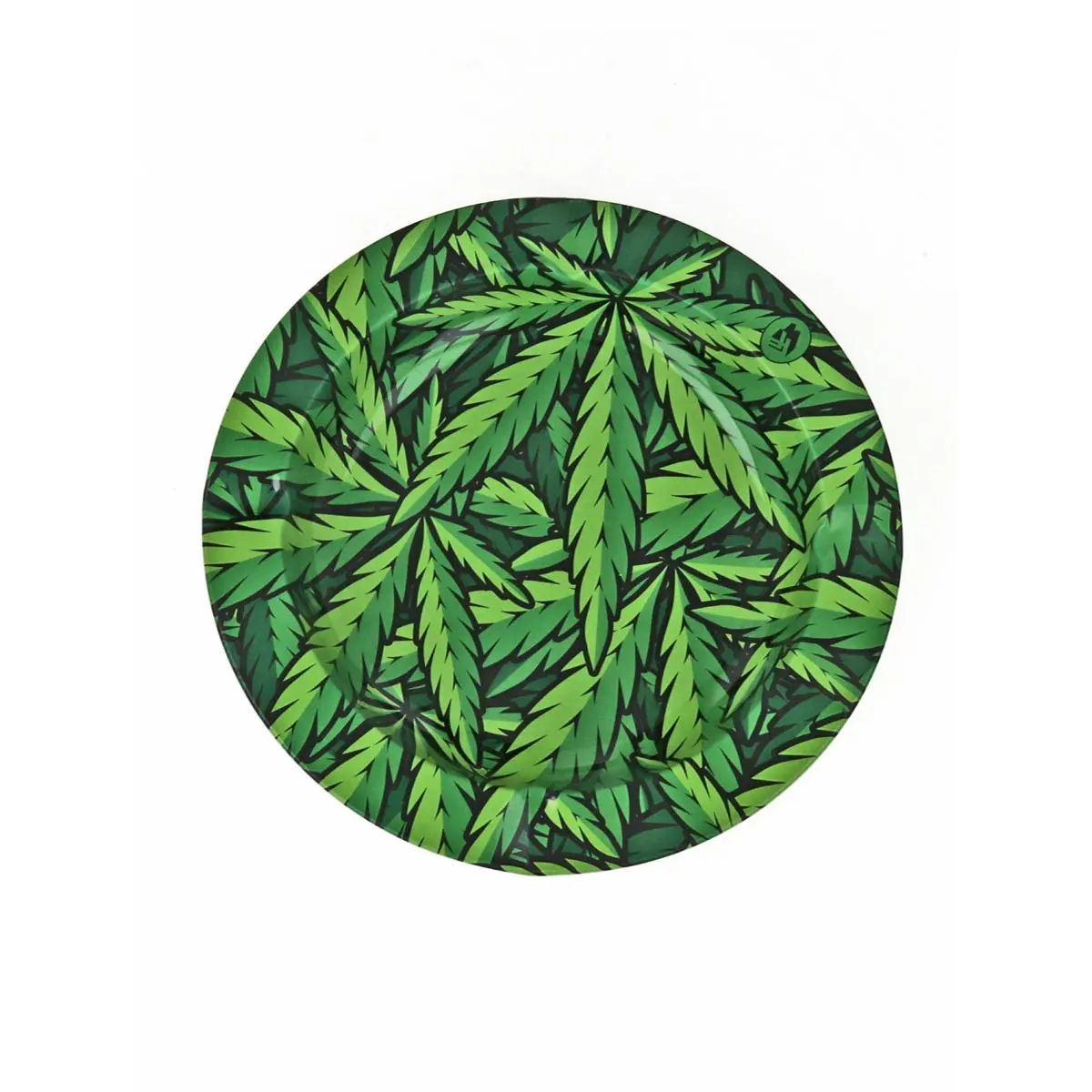 Fire Flow Clipper Ashtray "Green Leaves"