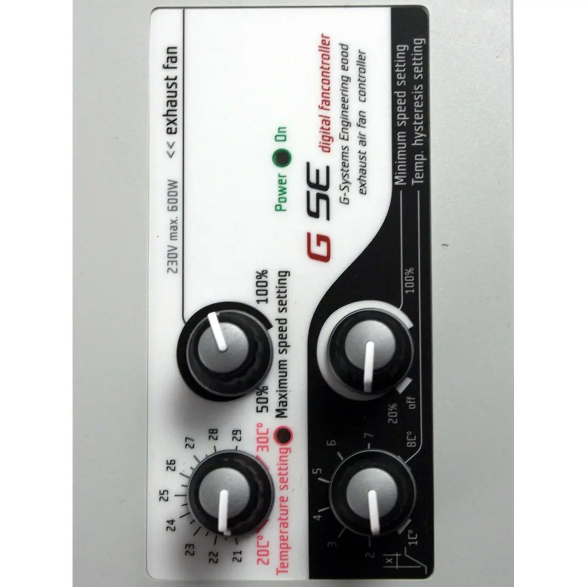 G-Systems Speed Controller, min-max-hysteresis