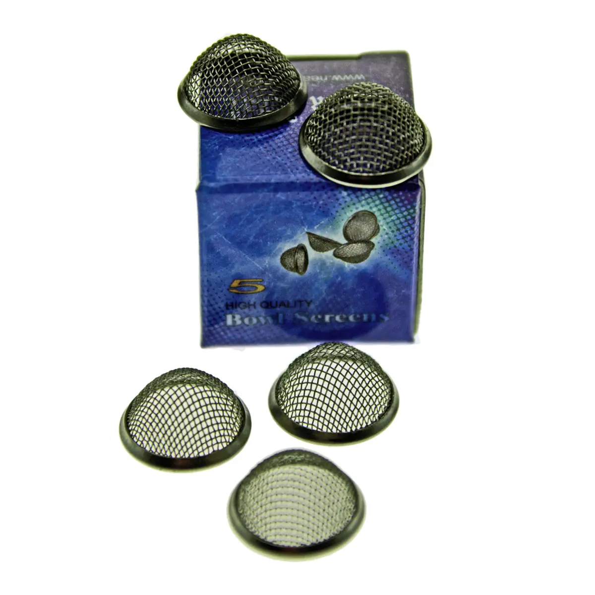 Black Leaf stainless steel bowl screens - 15 mm