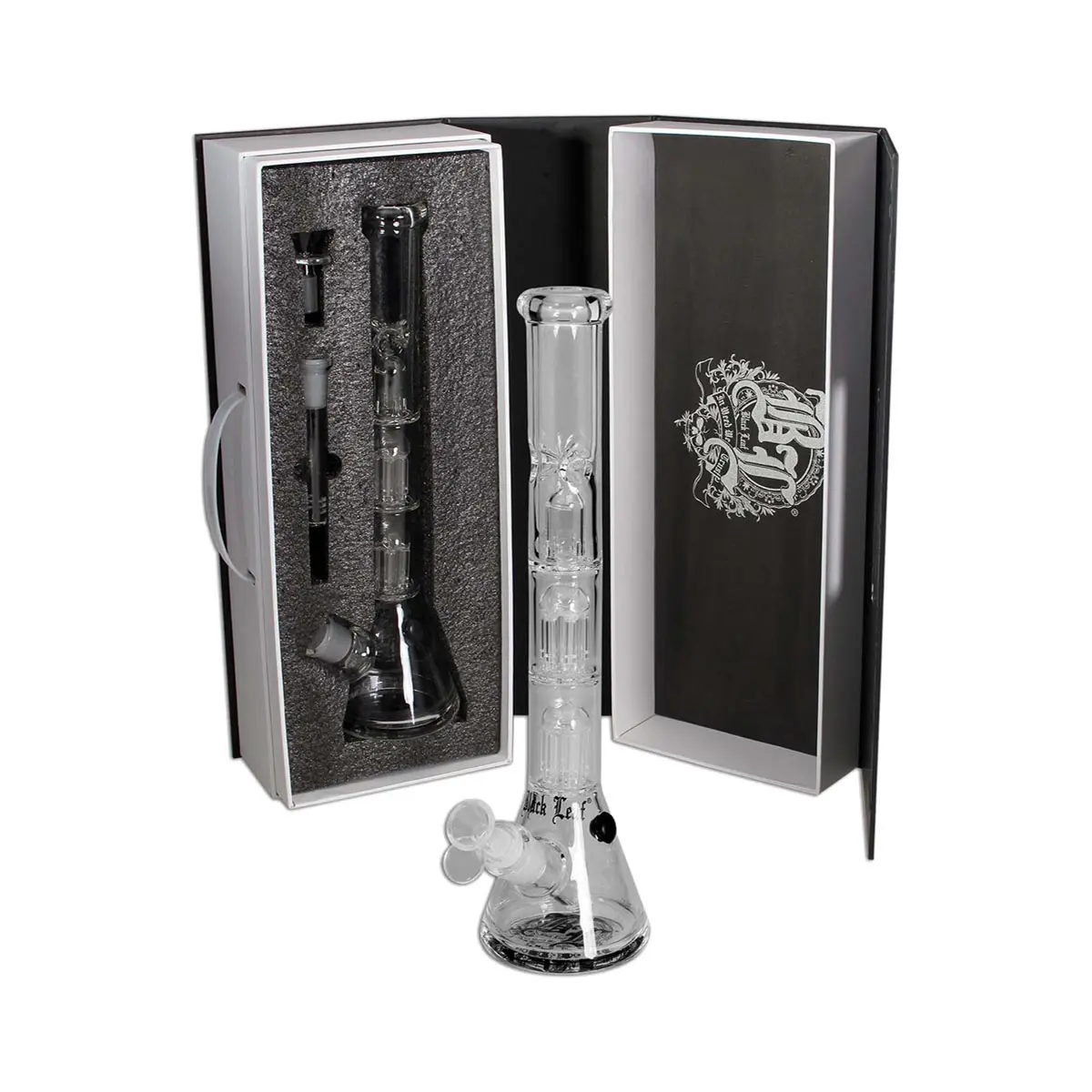 Black Leaf Suitcase Bong 'Multilevel' 35 cm