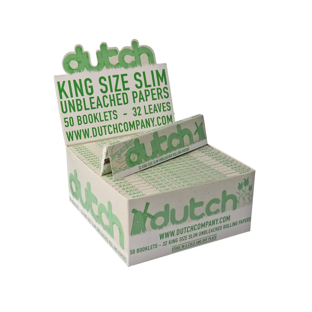 Dutch Longpapers unbleached - 50x