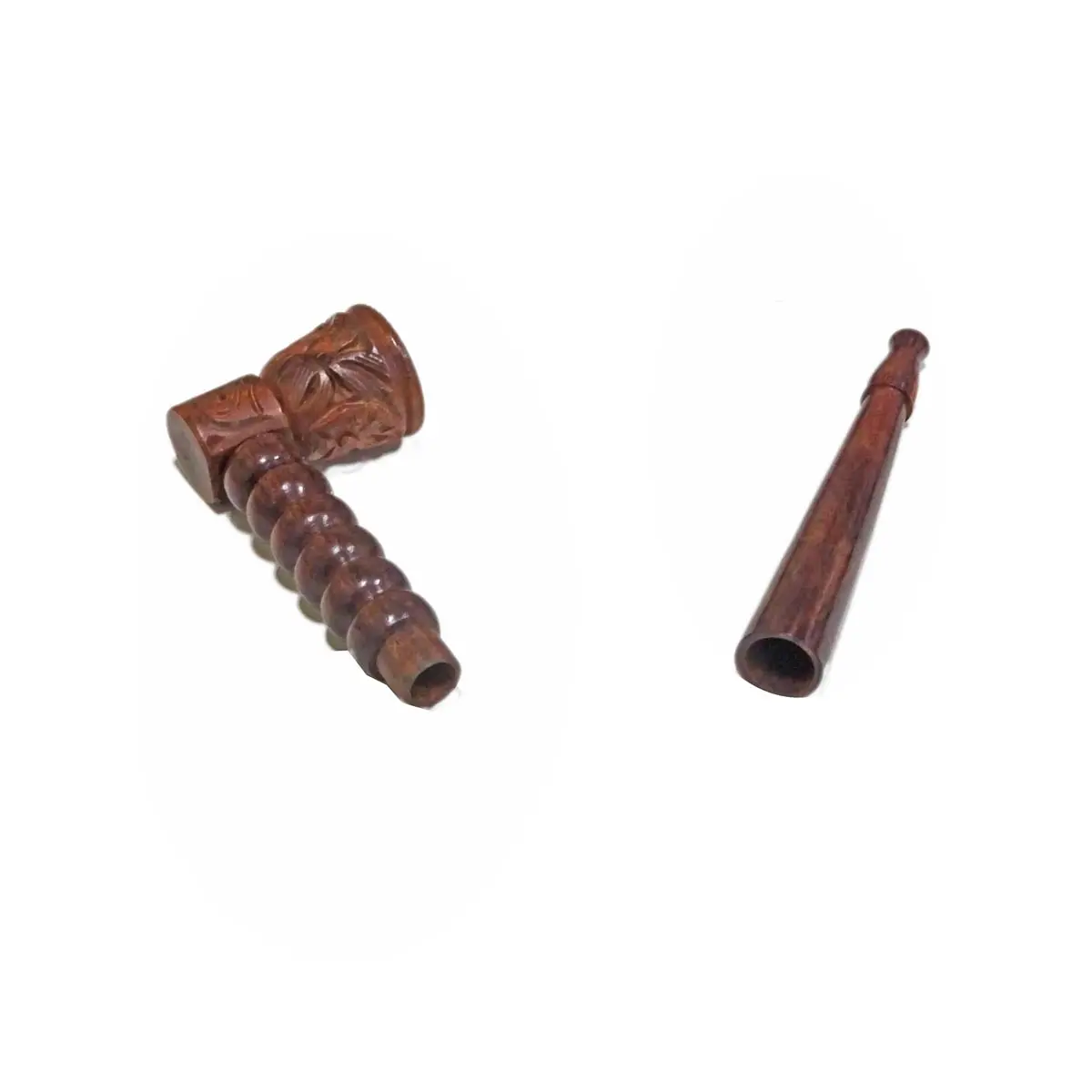 Wooden pipe for 8mm activated carbon filter