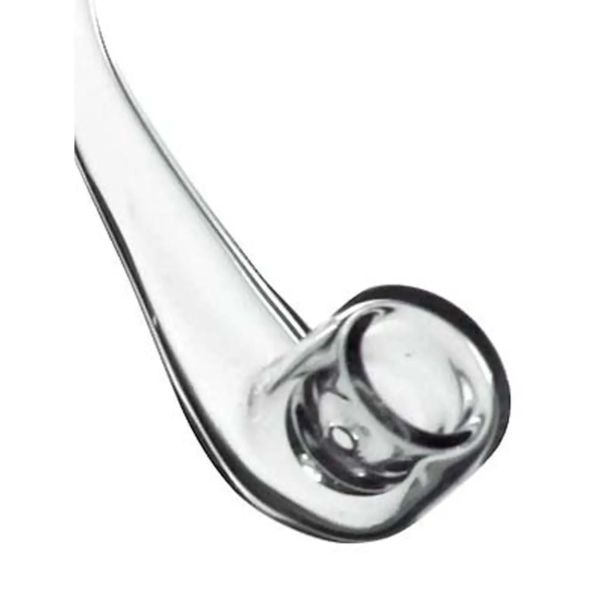 Small curved glass pipe