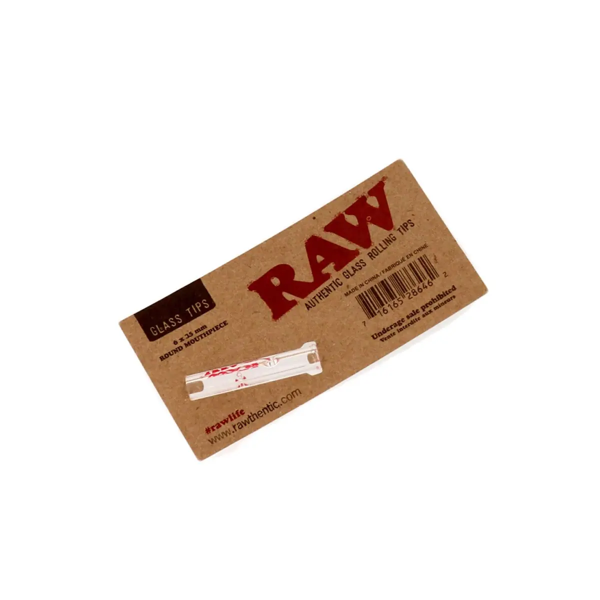 RAW Glass Tip - round