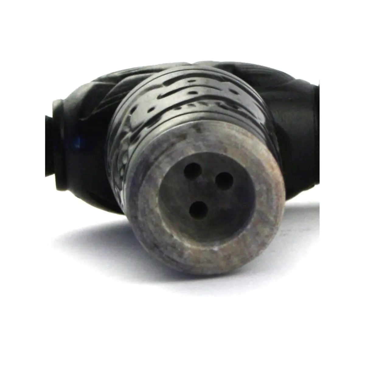 Solid wooden Pipe with soapstone screen