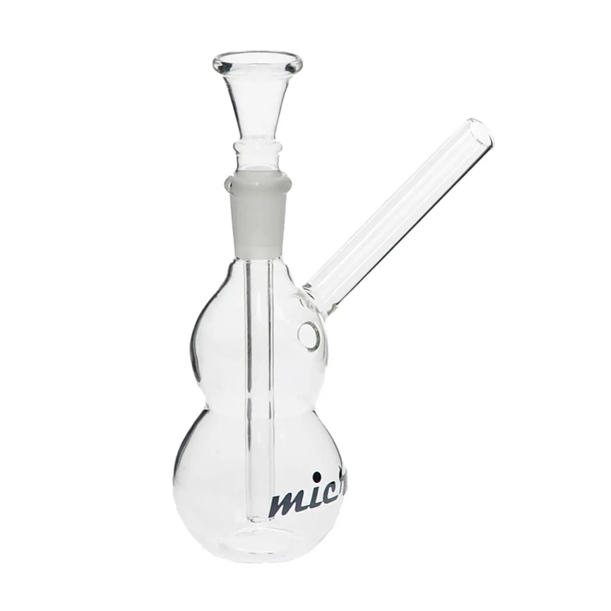 Mini Glass Bong with case 14cm