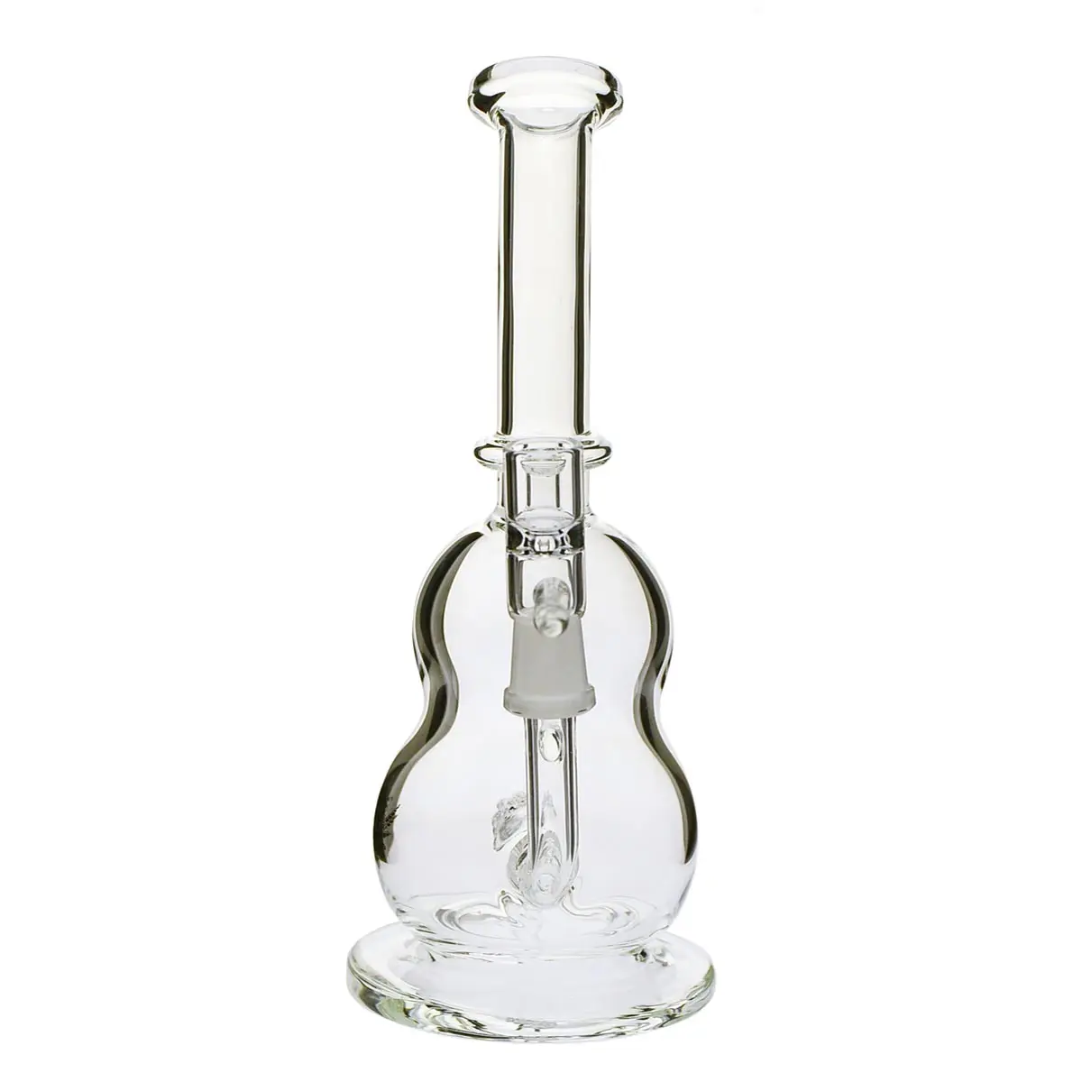 Black Leaf Bird Cage Glass Bong with Cage Percolator