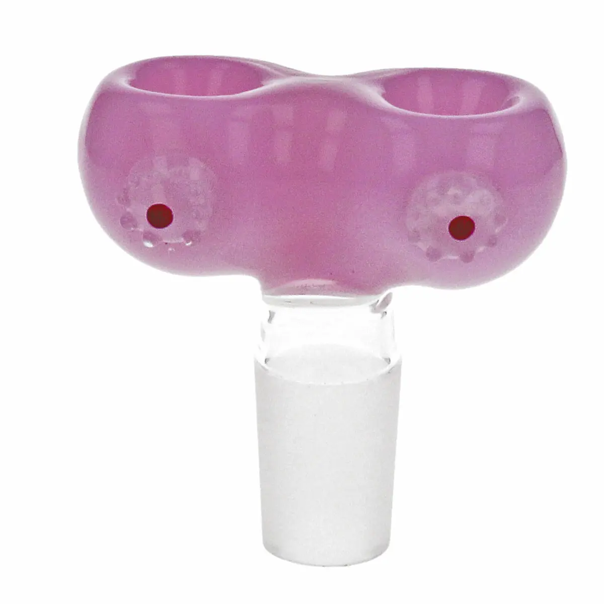 Jelly Joker Double Glass Bowl 'Boobs' 18.8