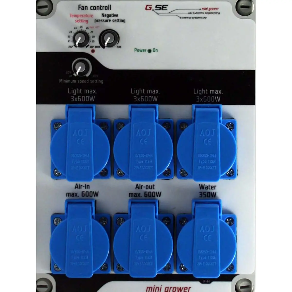 G-Systems Mini Grower 9x600W, irrigation and climate