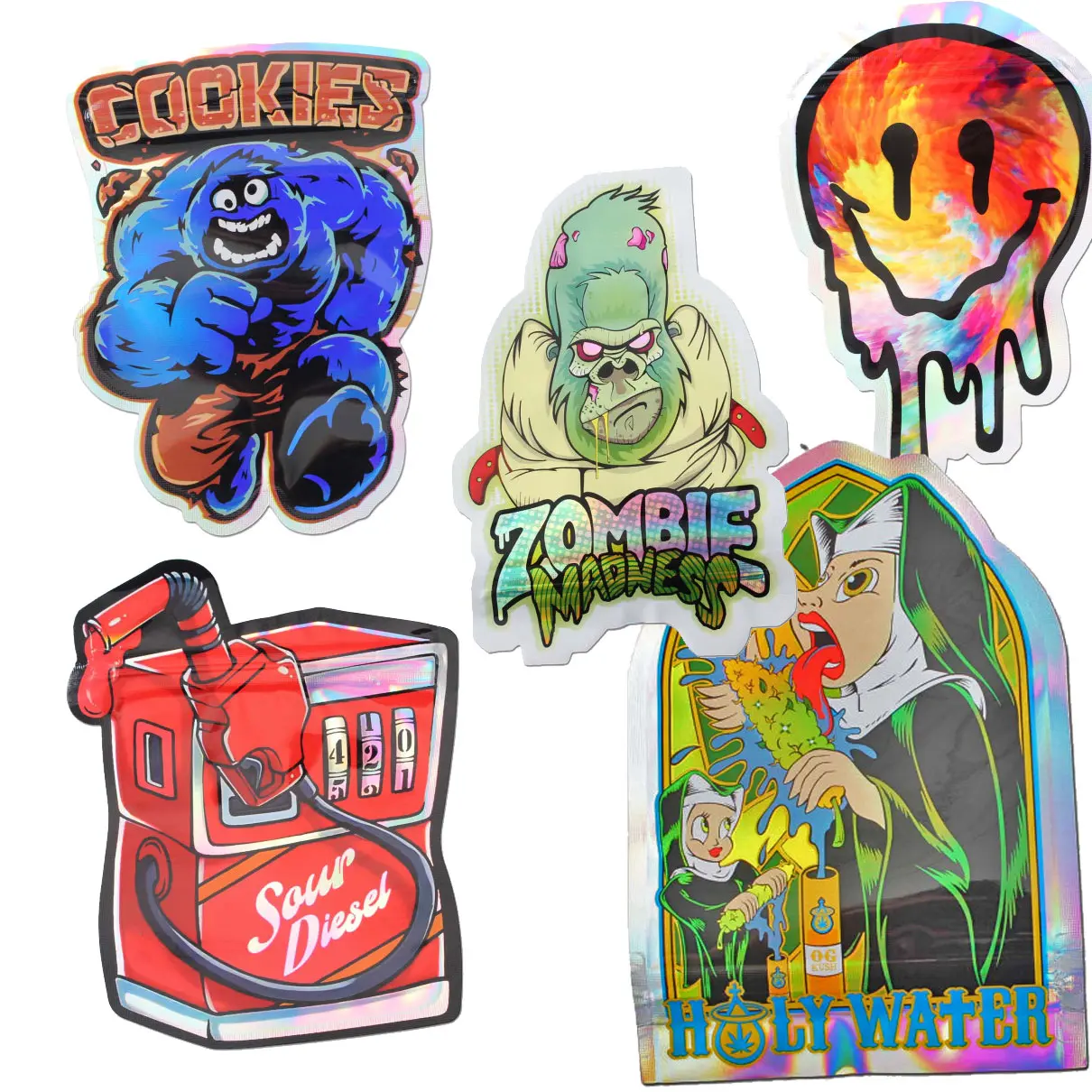 Mylar quick-release bag