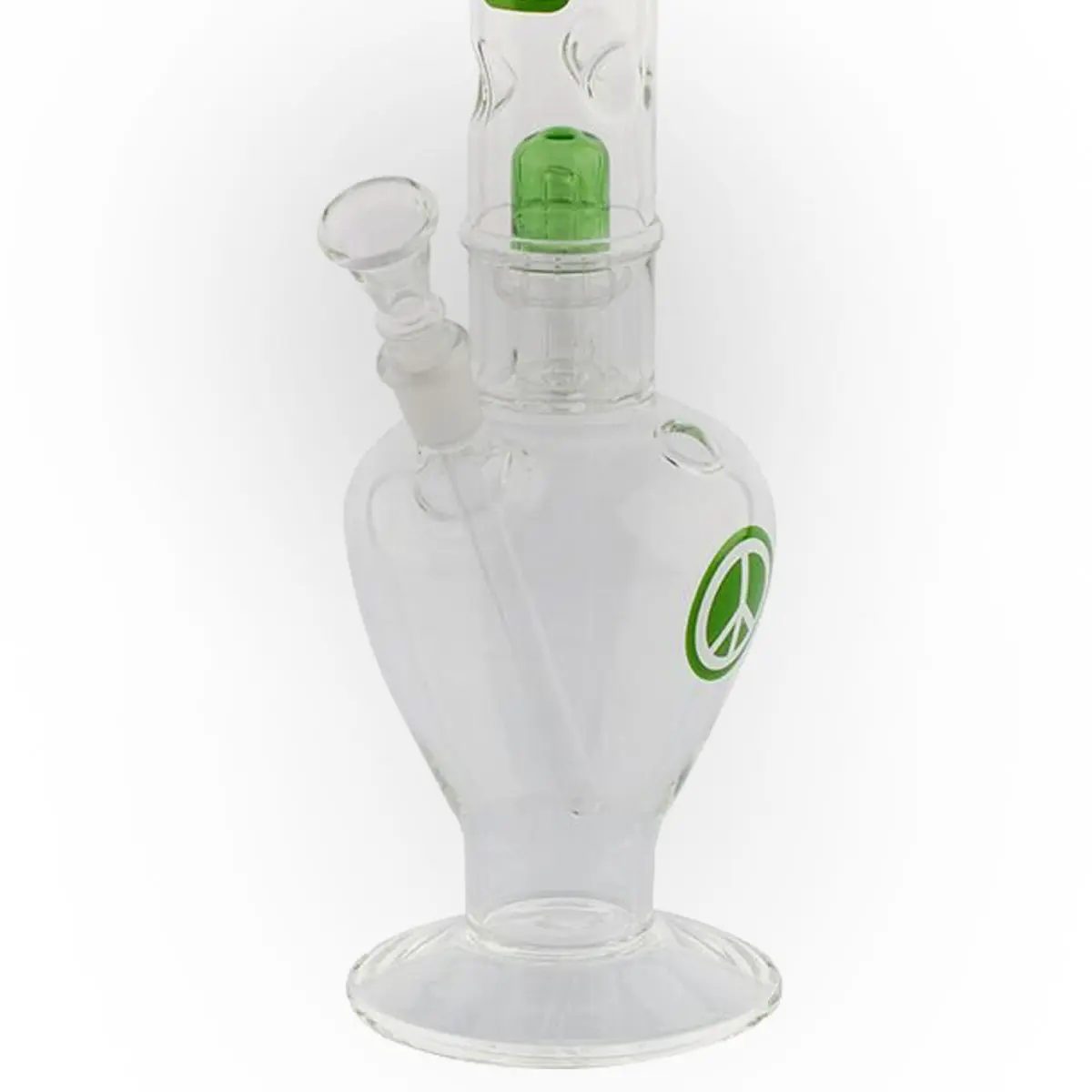 Greenline 'Peace' Bong with dome perc 35 cm