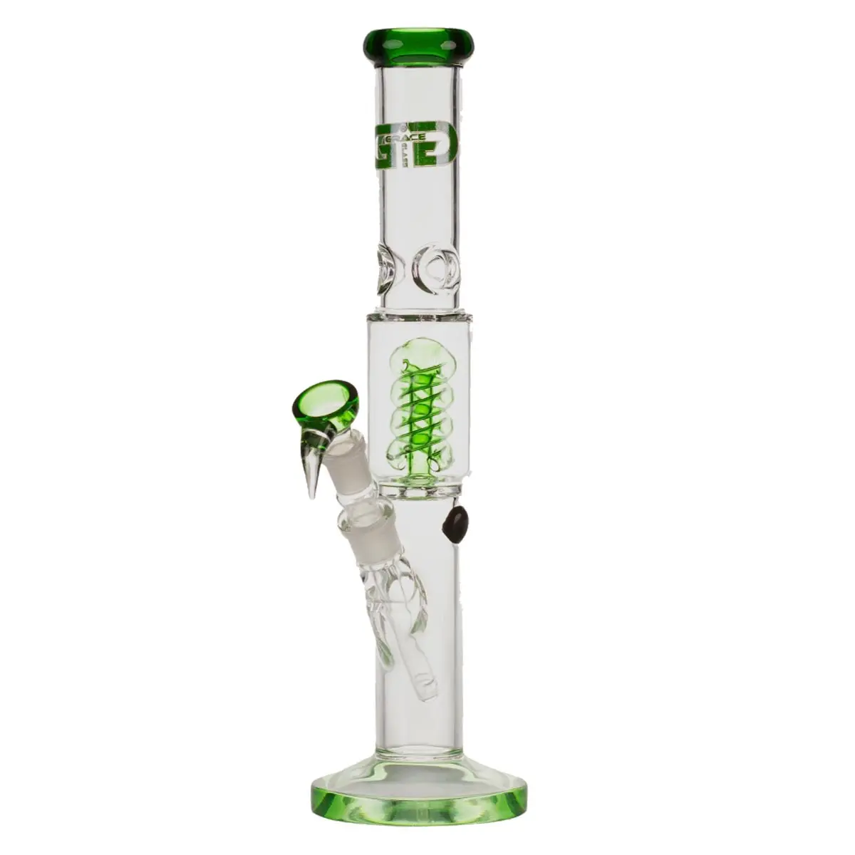 Grace Glass Bong "Dainty Green Diane" 37 cm