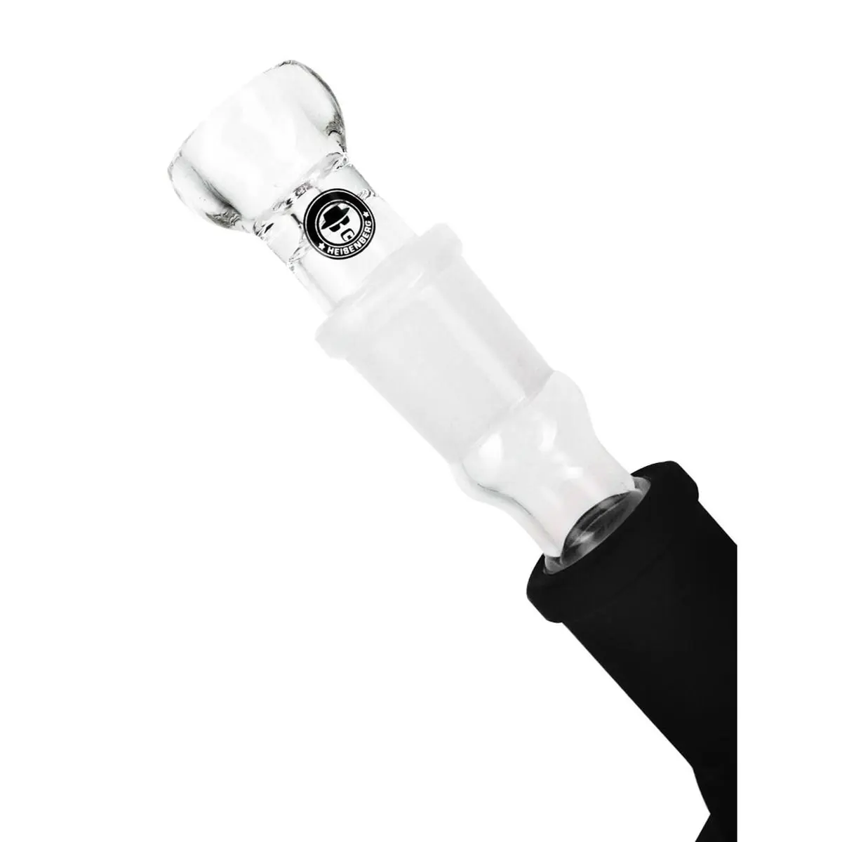 Heisenberg Glass Bong with Silicone Base 'Black Skyler' 