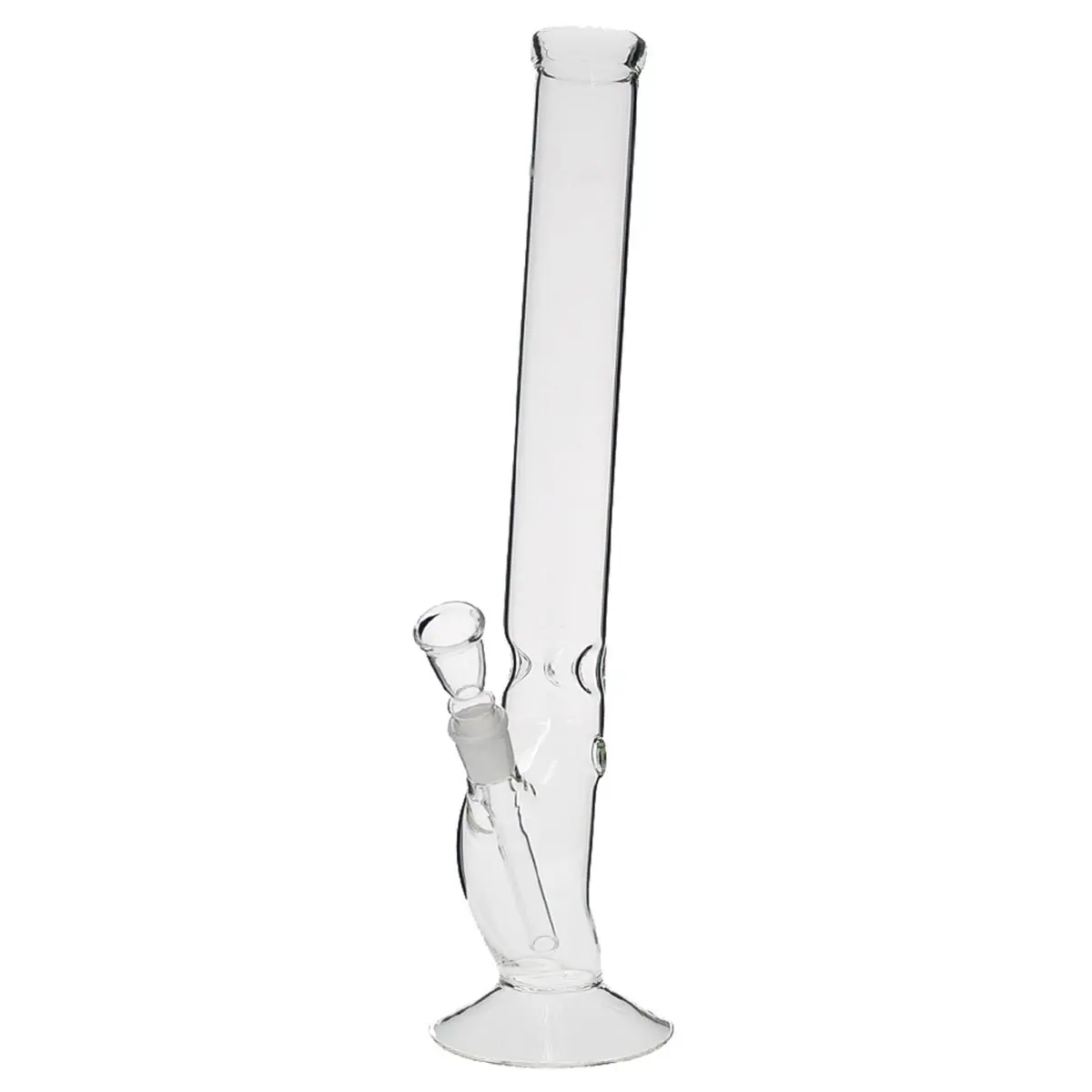 Ice glass Bong 42cm bent - plain, no logo