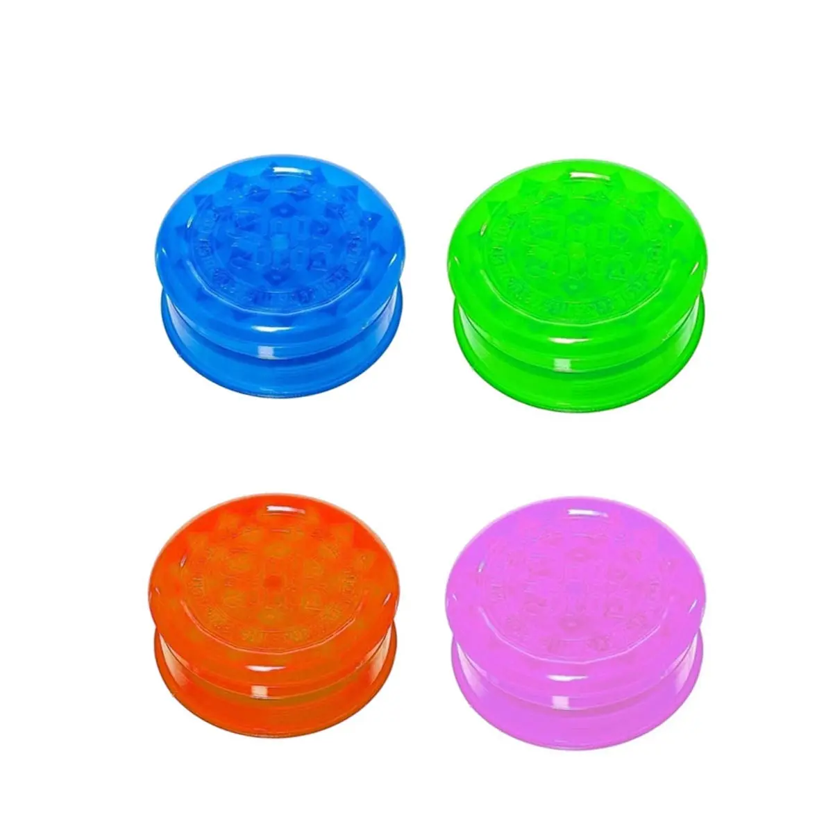 3-piece acrylic grinder 'Glow In The Dark'