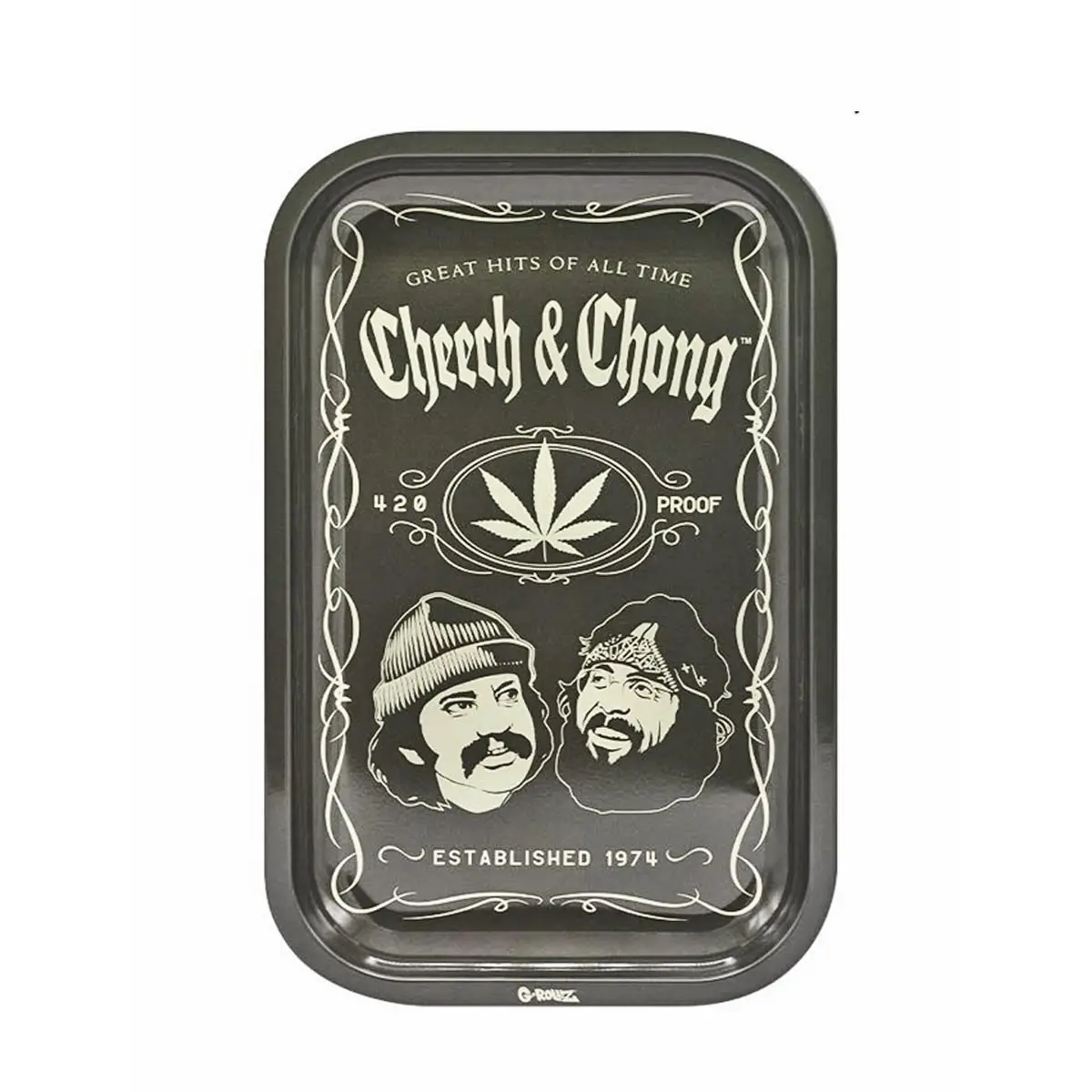 G-Rollz Cheech & Chong Rolling Tray "Greatest Hits"