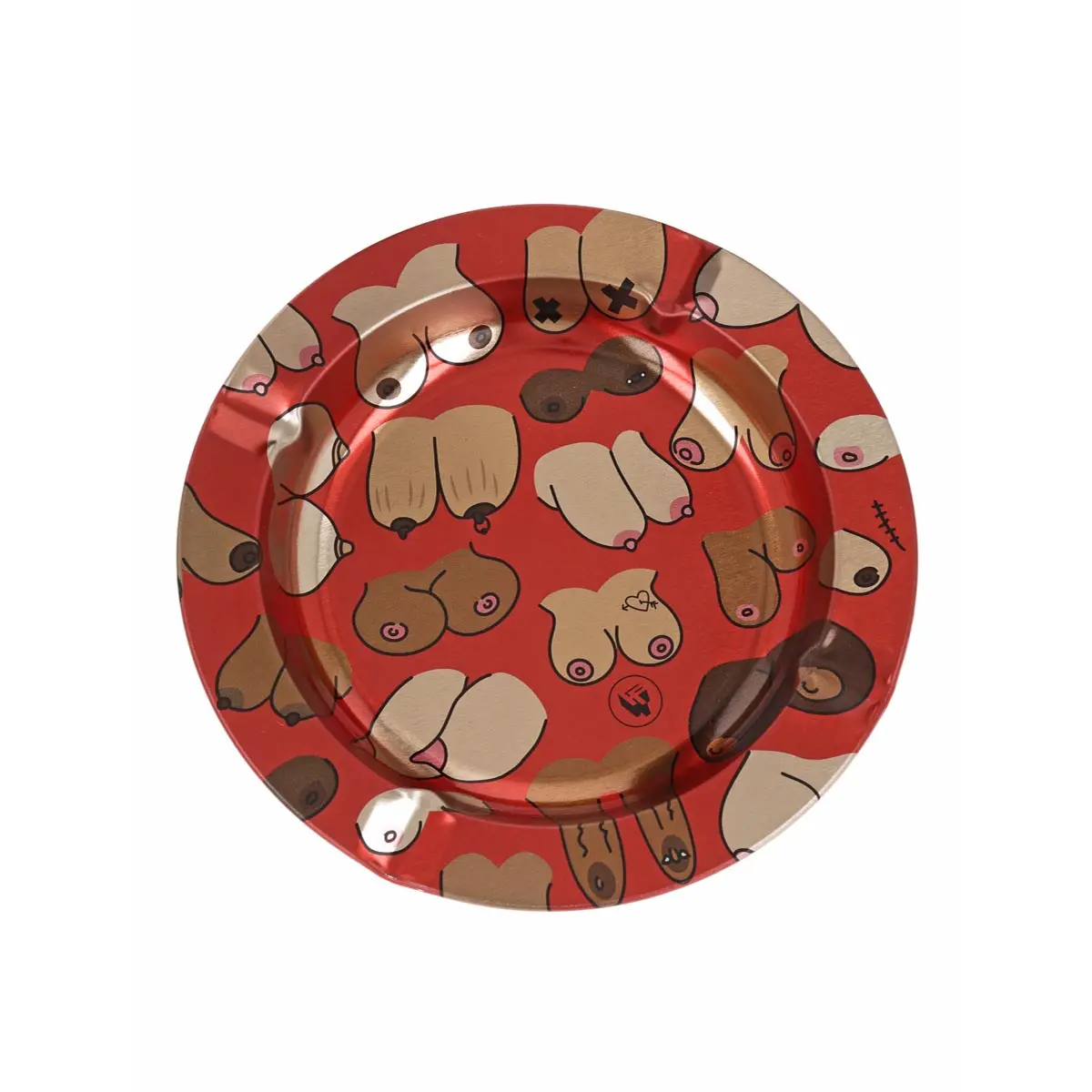 Fire Flow Clipper Ashtray "Tittie Pattern"