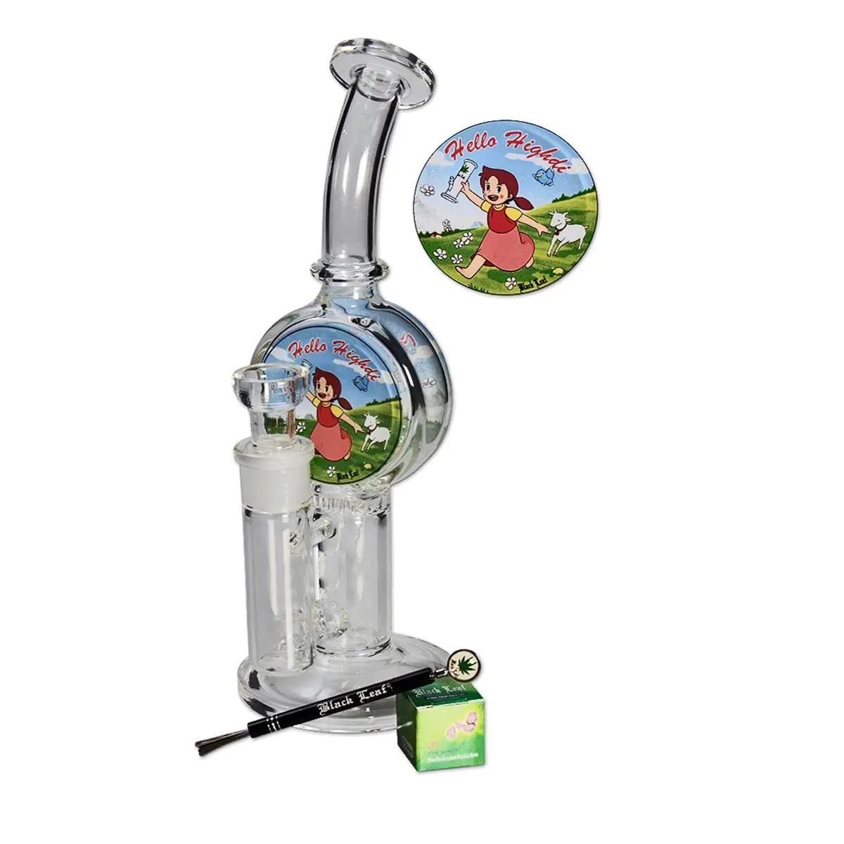 Black Leaf 'Hello Highdi' honeycomb bong