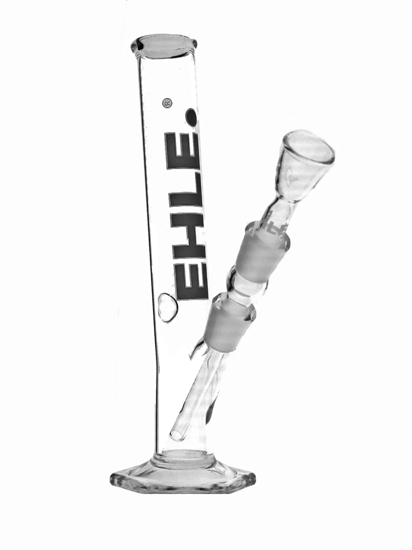 Ehle Bong bent - 100ml - 14.5mm ground joint black