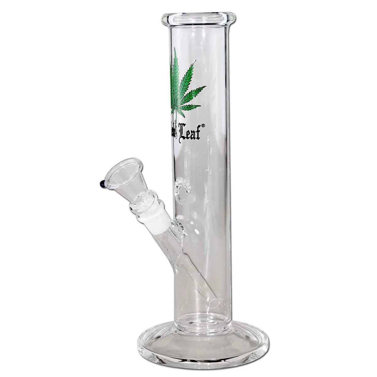 Black Leaf Cylinder Bong 'Leaf' 29 cm