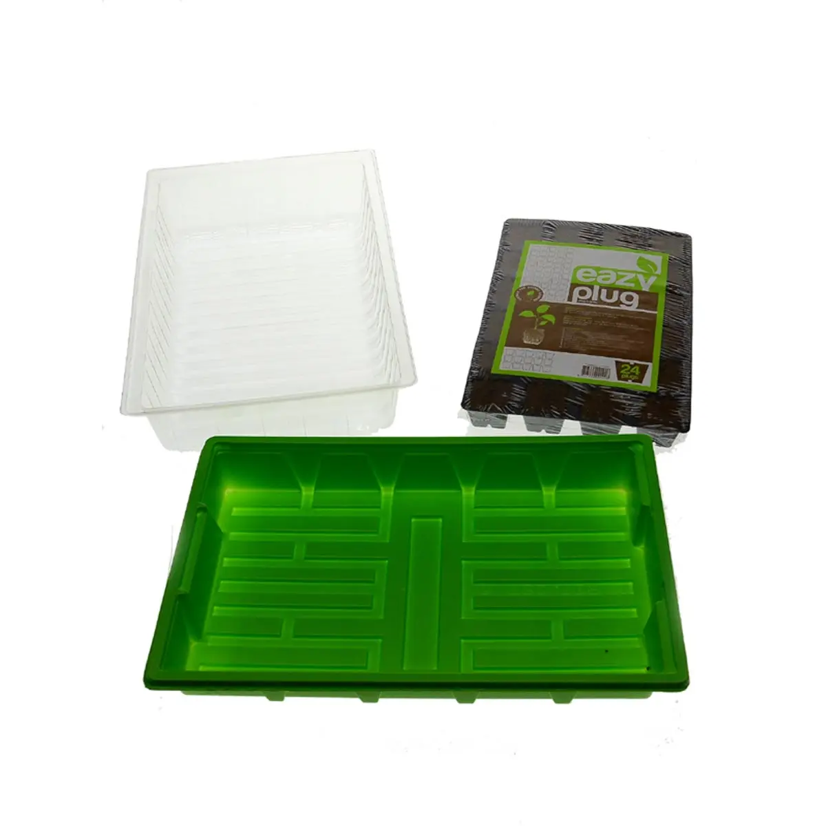 Eazy Plug Cuttings Tray (24 pcs) with greenhouse