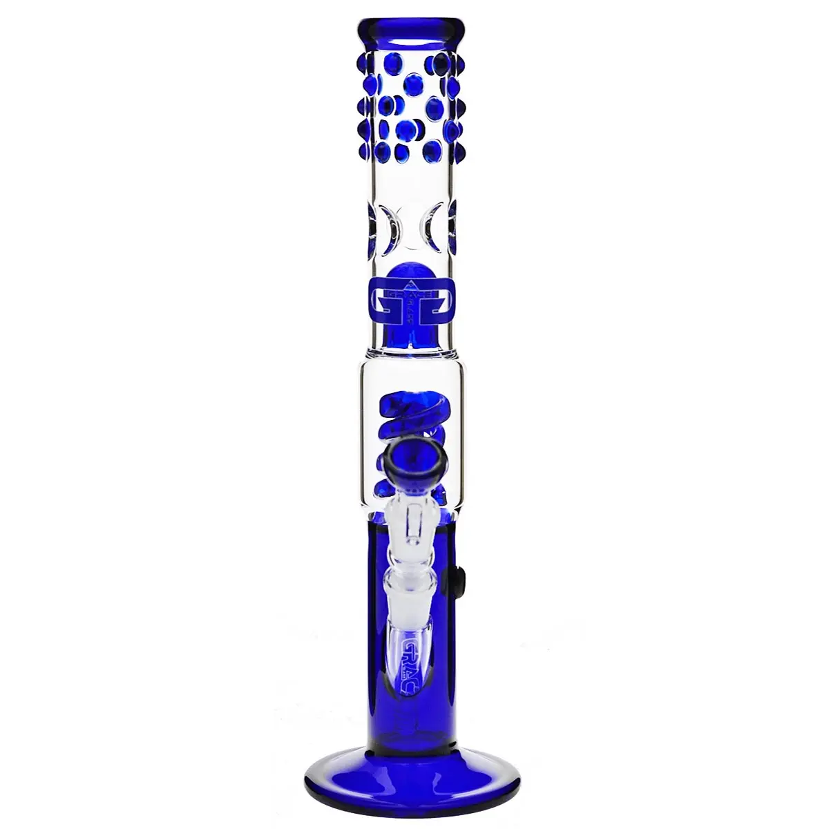 Grace Glass Bong "Slender Blue Sarah" 38 cm