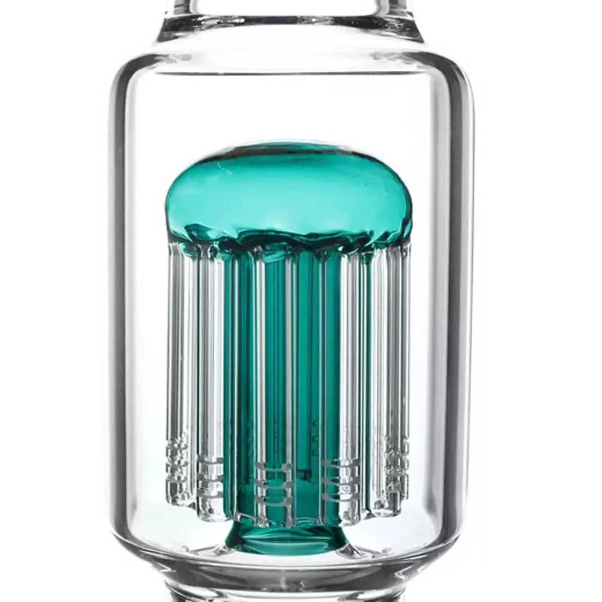 Heisenberg 'Beaker Bubble' 12-Arm Perc 18,8 - green