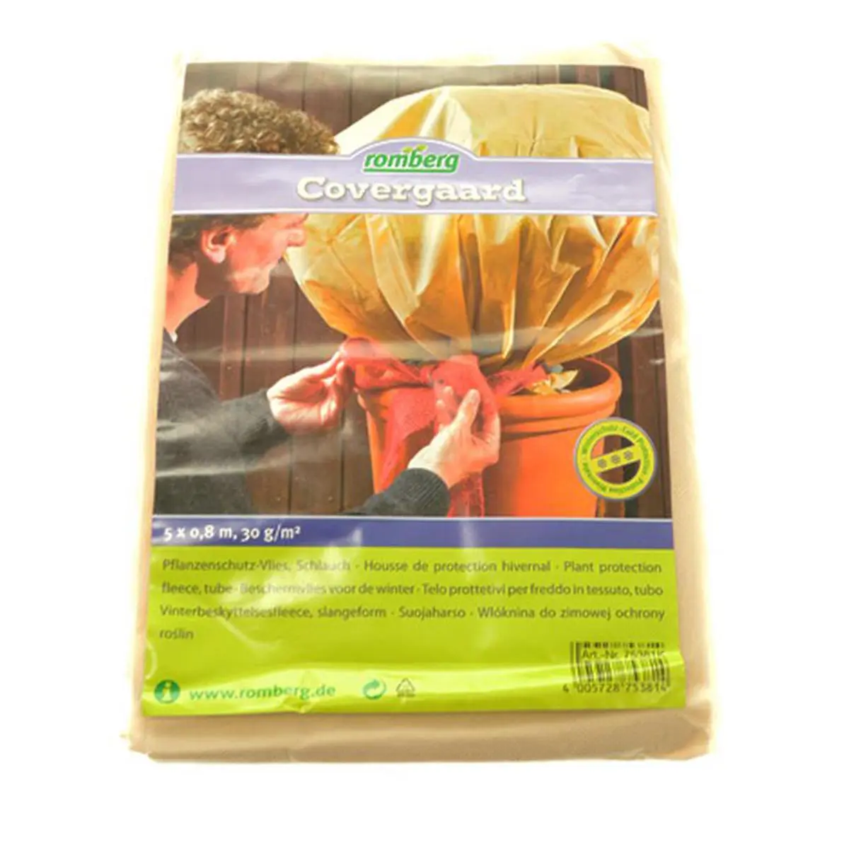 Cold Protection Fleece Tube, 5 x 0,8 m, 30g /m²