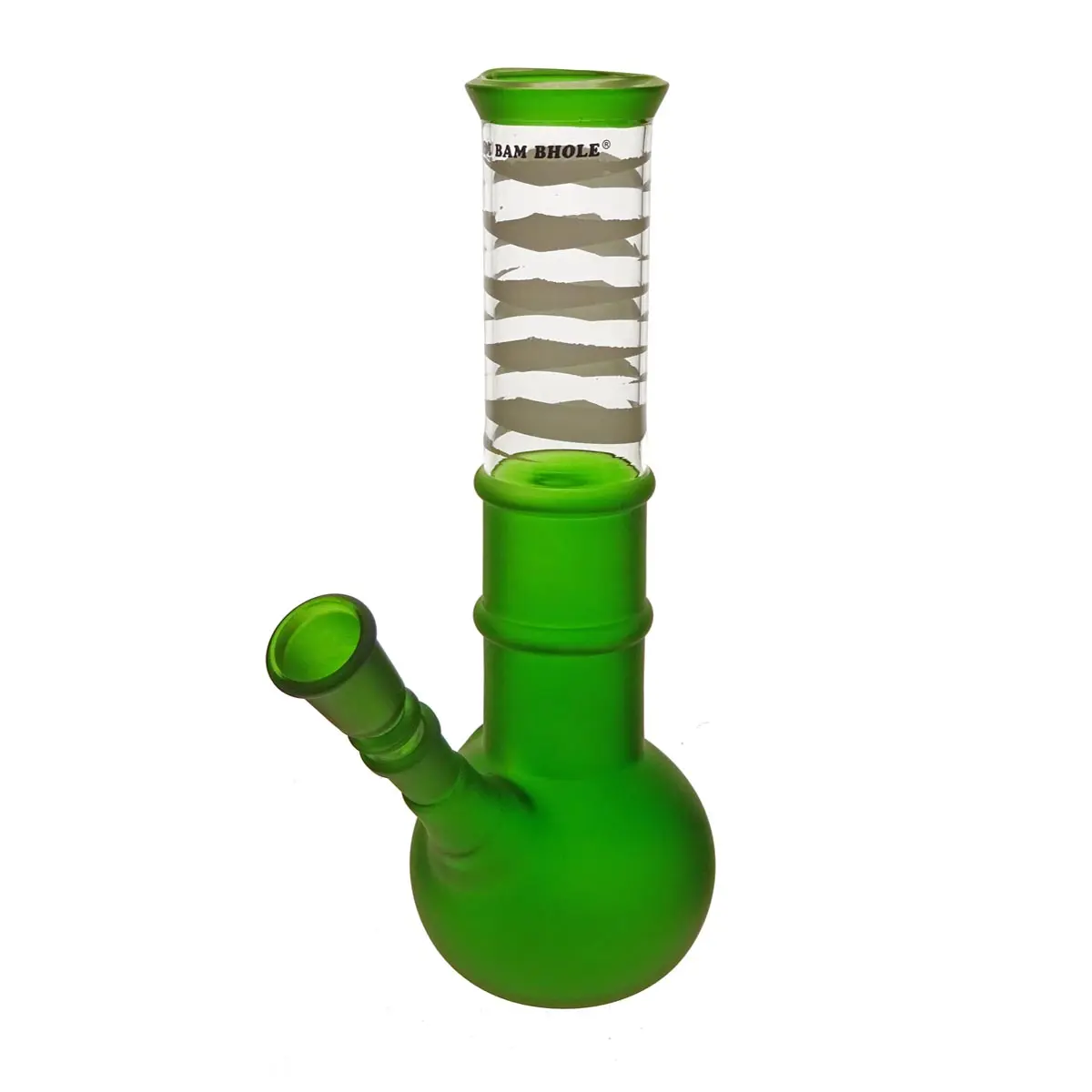 Glas Bong Sandblasted 24cm 14,5mm Green