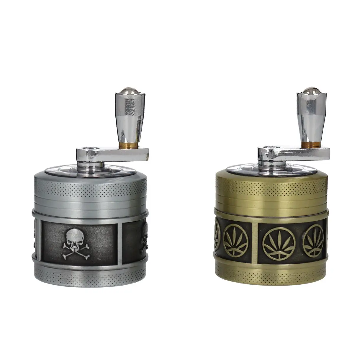 Crank Grinder 40 mm - Skull & Leaf