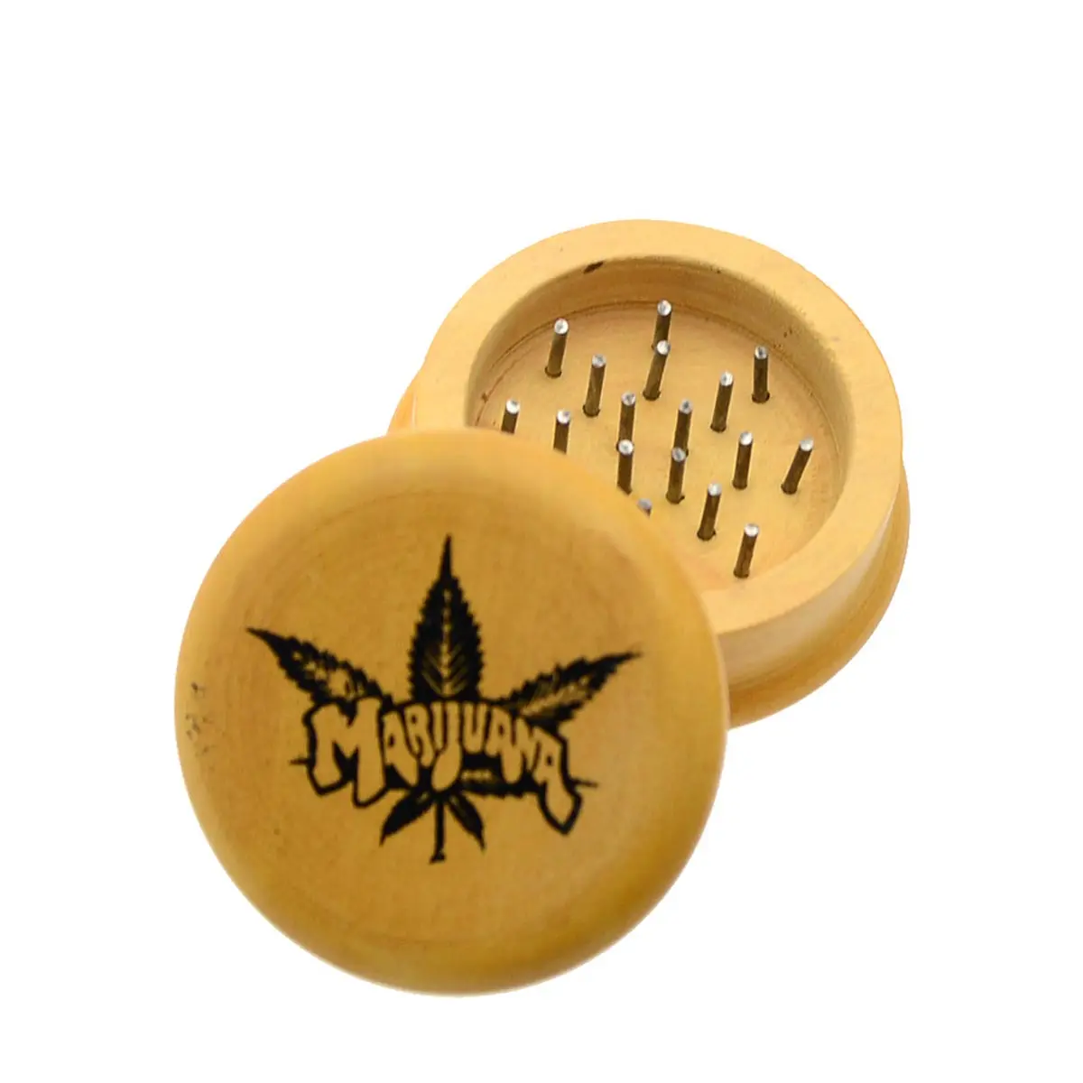 Wooden Grinder 50mm Hemp