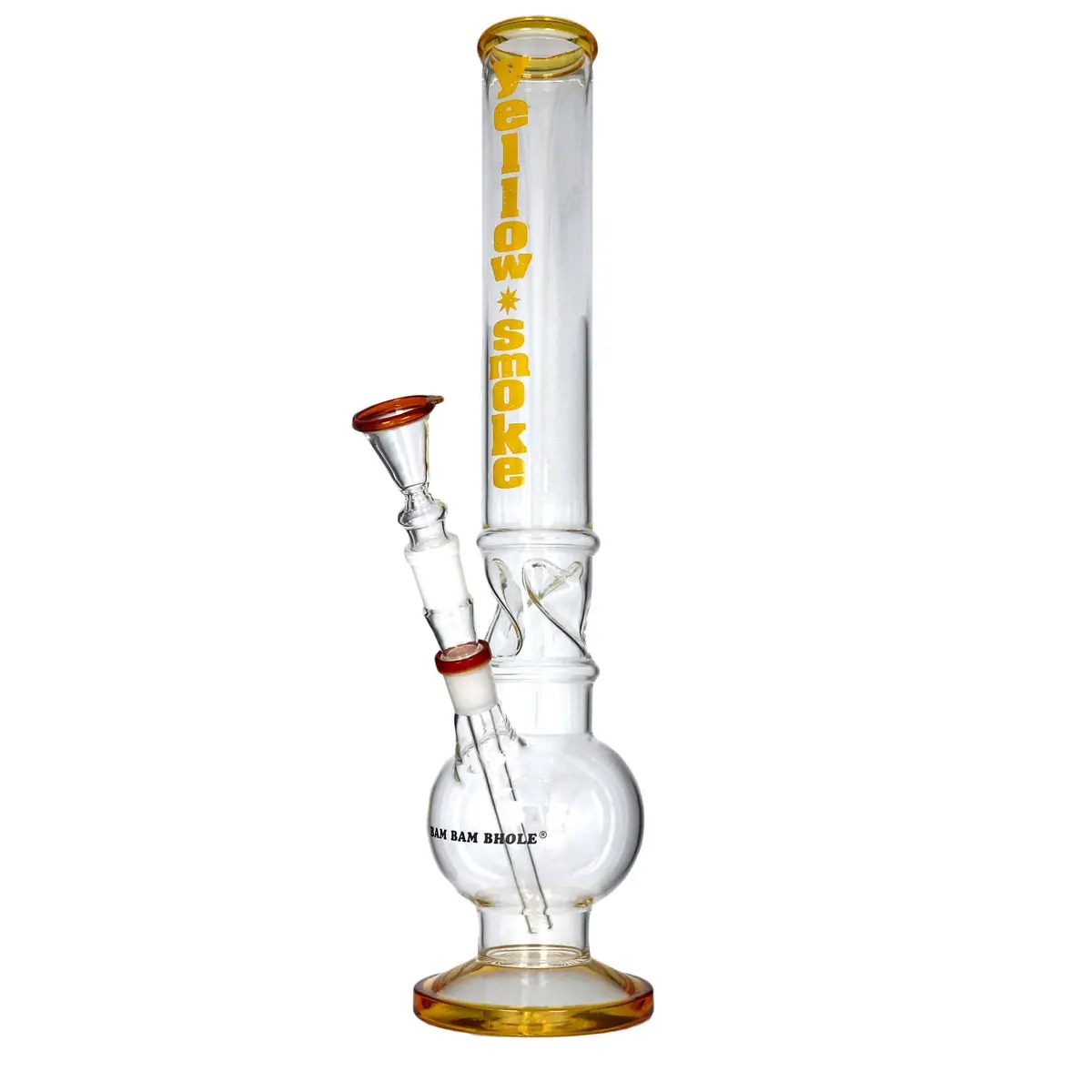 Ice Bong Yellow Smoke - 18,8