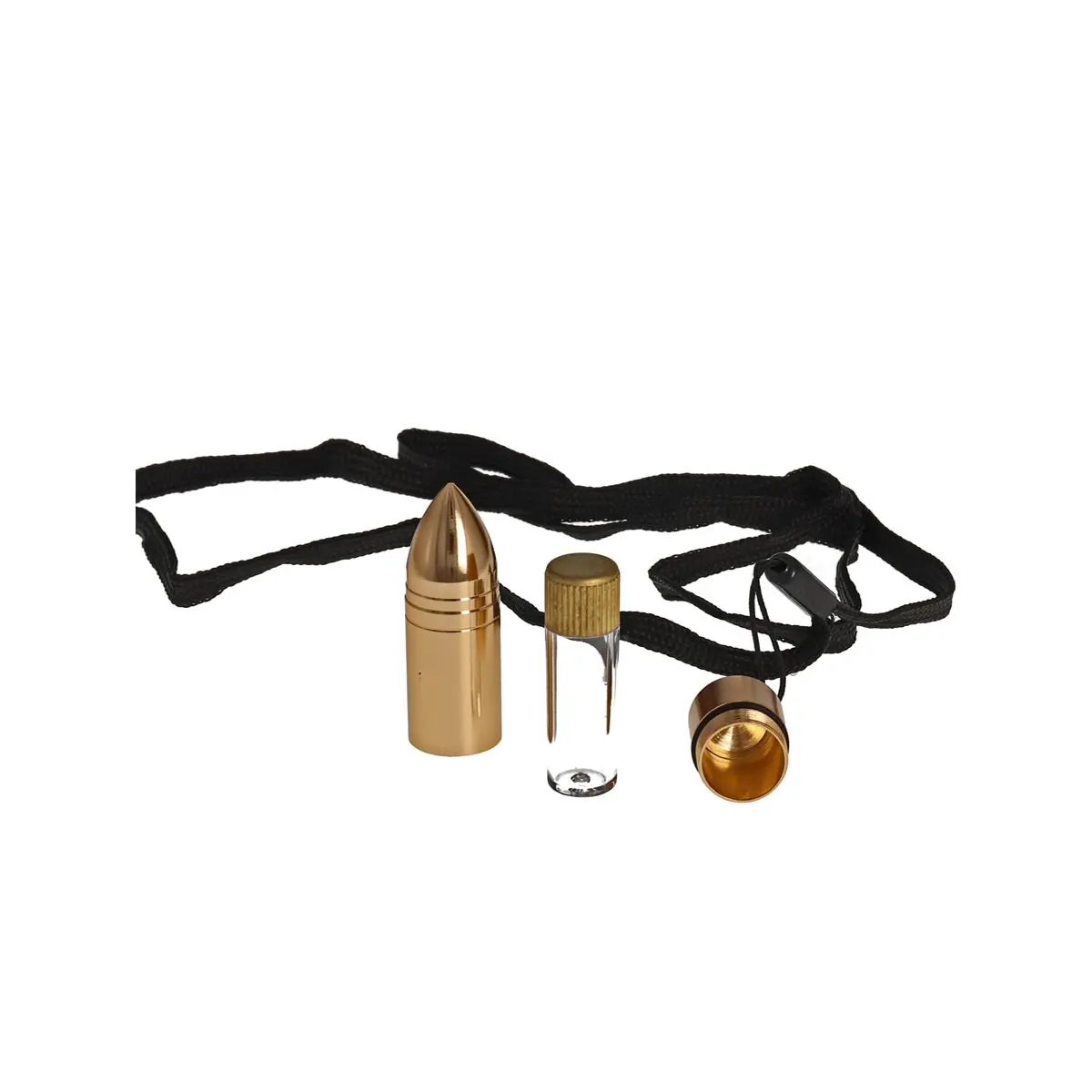 Neck Pendant with Stash 'Bullet'