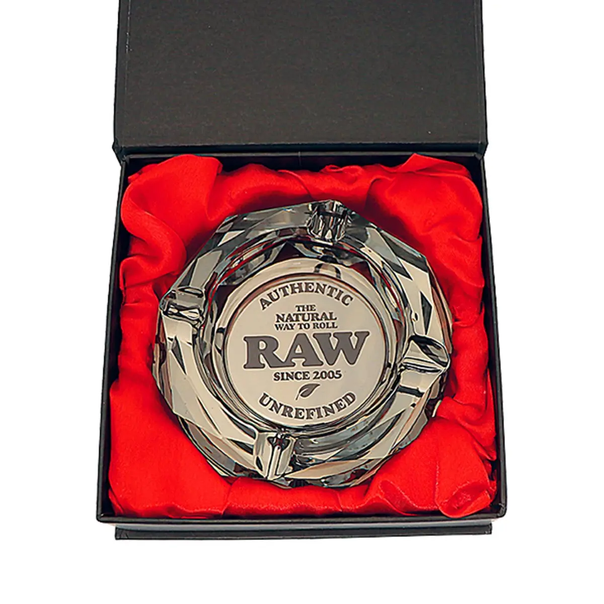 RAW Glass Table Ashtray 'Darkside'