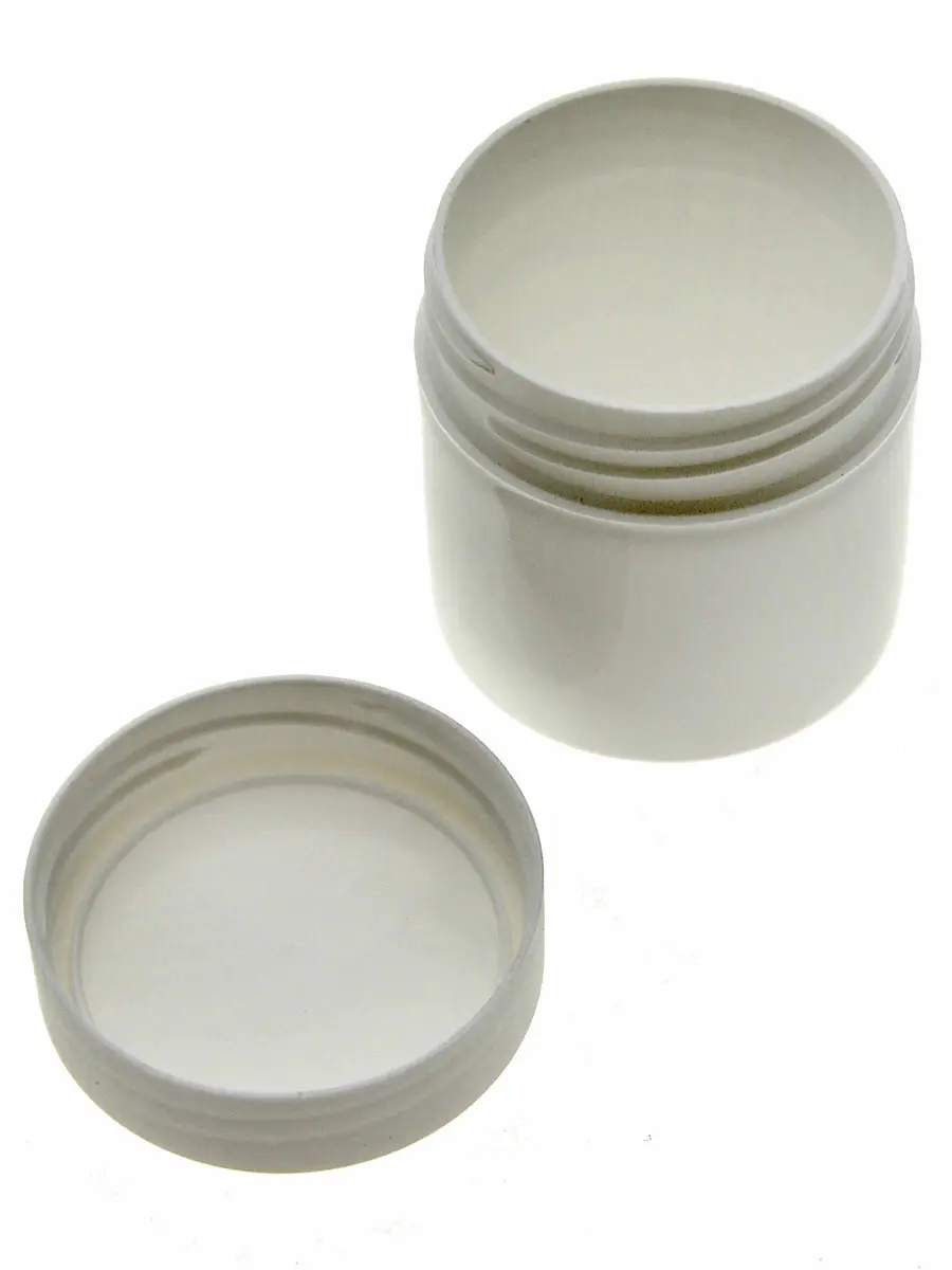 White plastic Capsule, 35 ml
