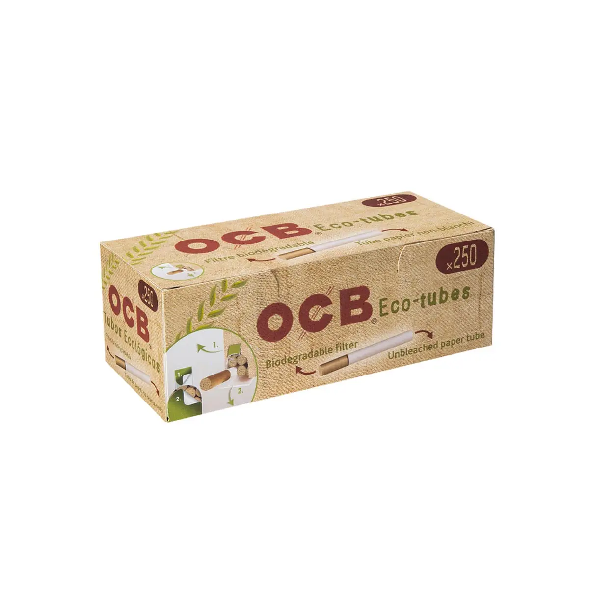OCB Eco Tubes Unbleached Paper Tubes