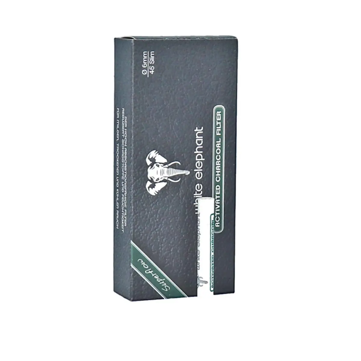 White Elephant Activated carbon filter 6mm - 45pcs