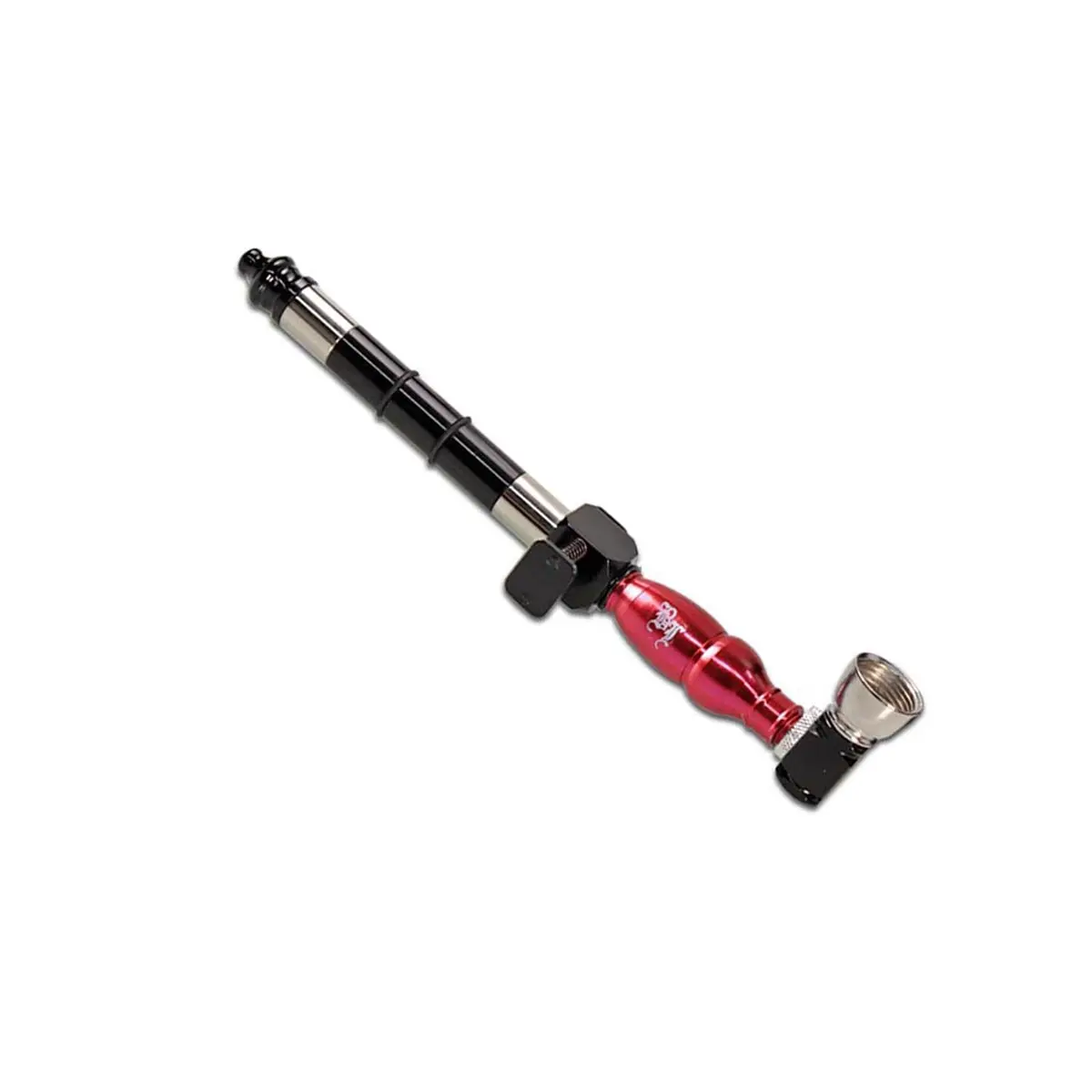Pipe with Carbon Filter Adapter Red