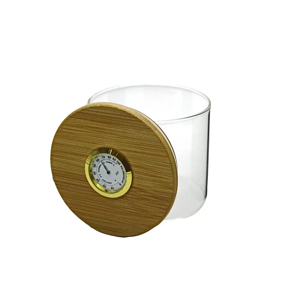 Dank 420 Hygrometer airtight Glass Jar - 72x70mm