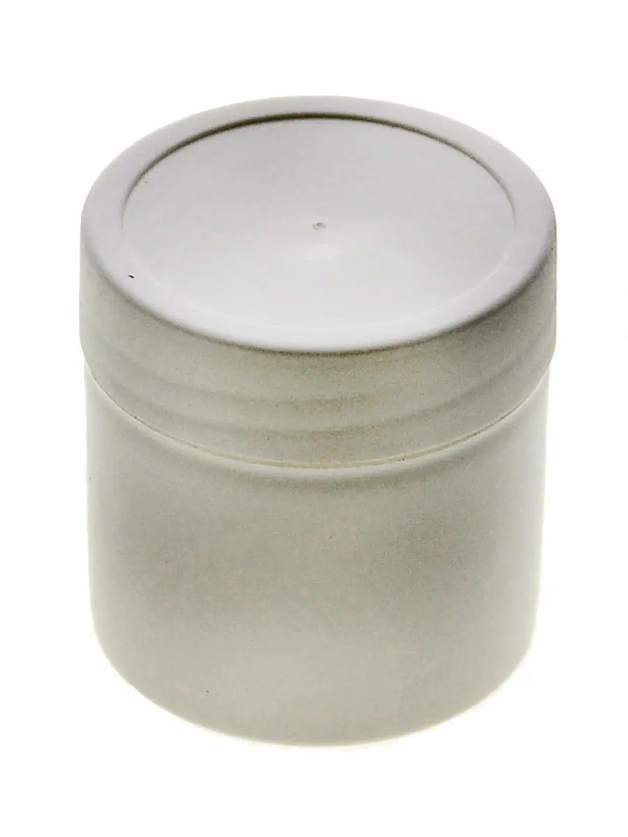 White plastic Capsule, 35 ml