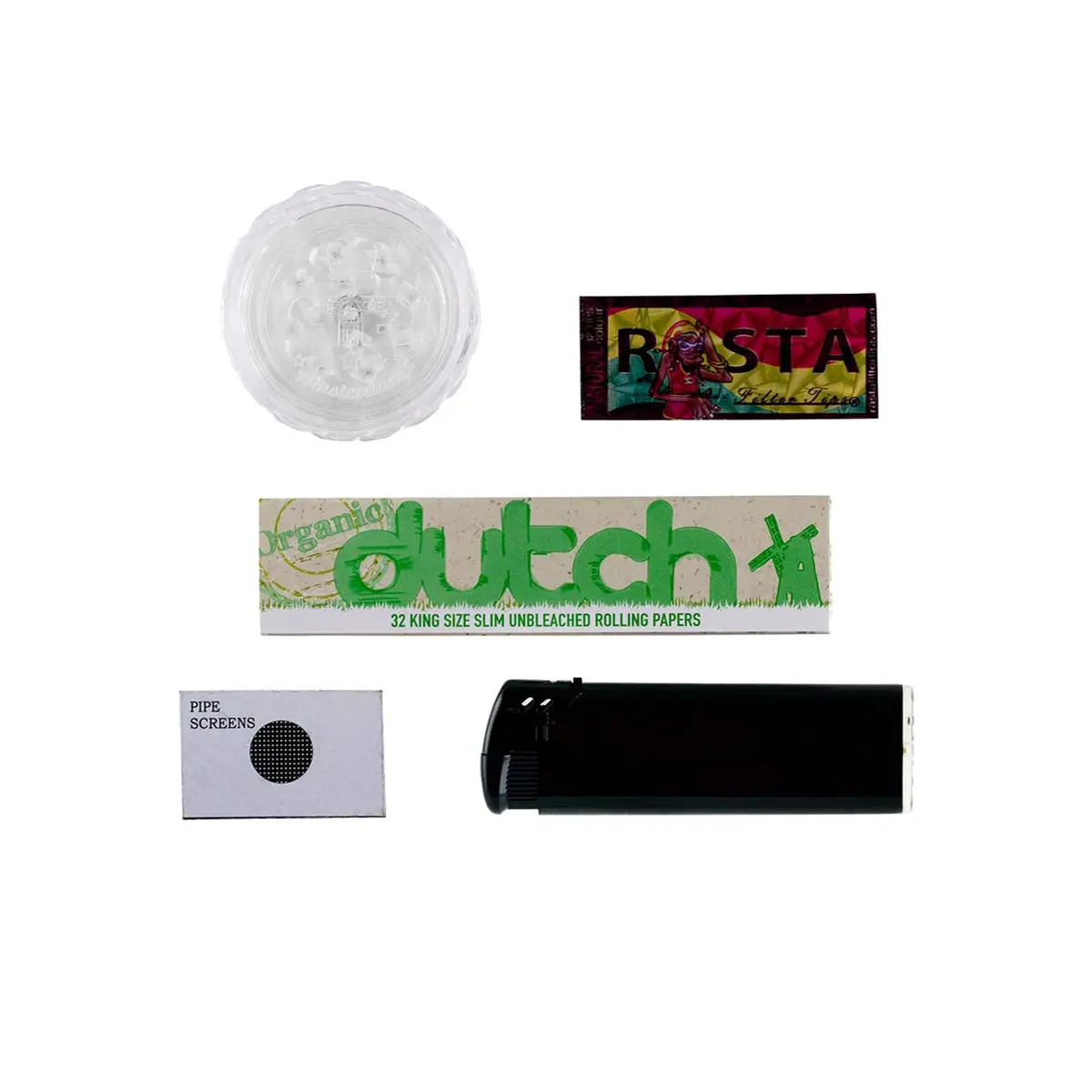 Leaf Bong All In One Set 'Rasta Lion'