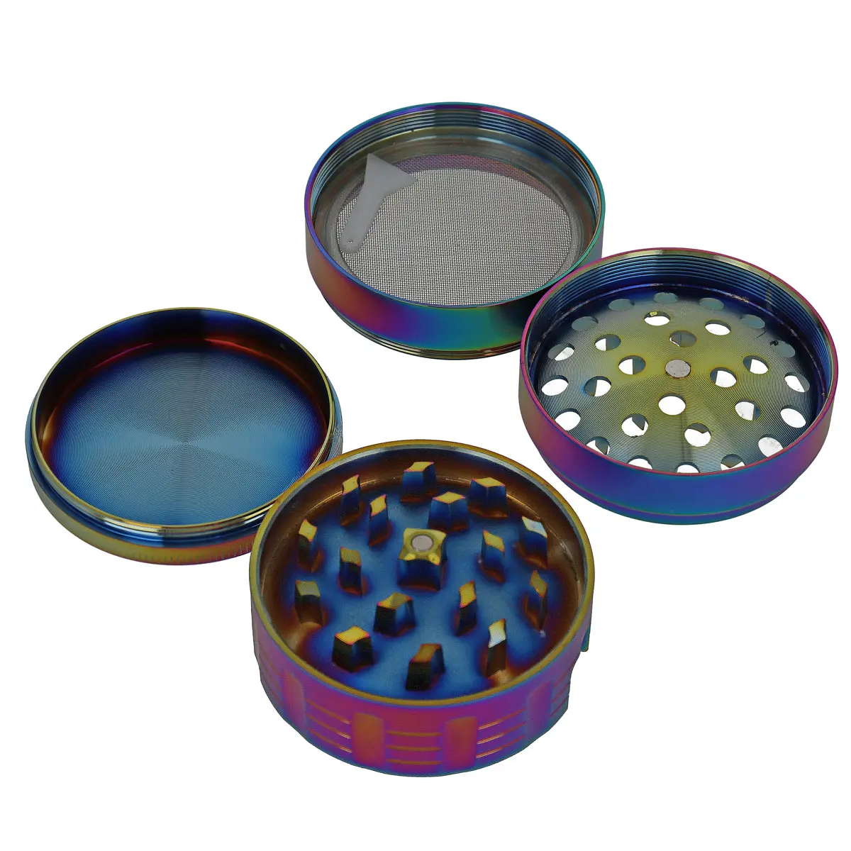 Rainbow grinder with mixing tray - 62 mm