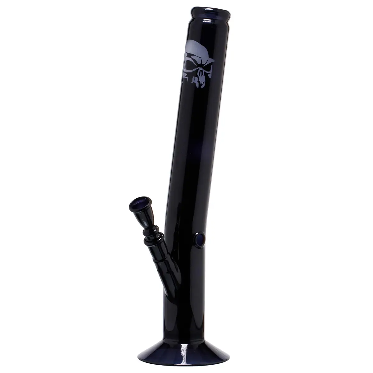 Black Art Glass Bong Alien 40cm