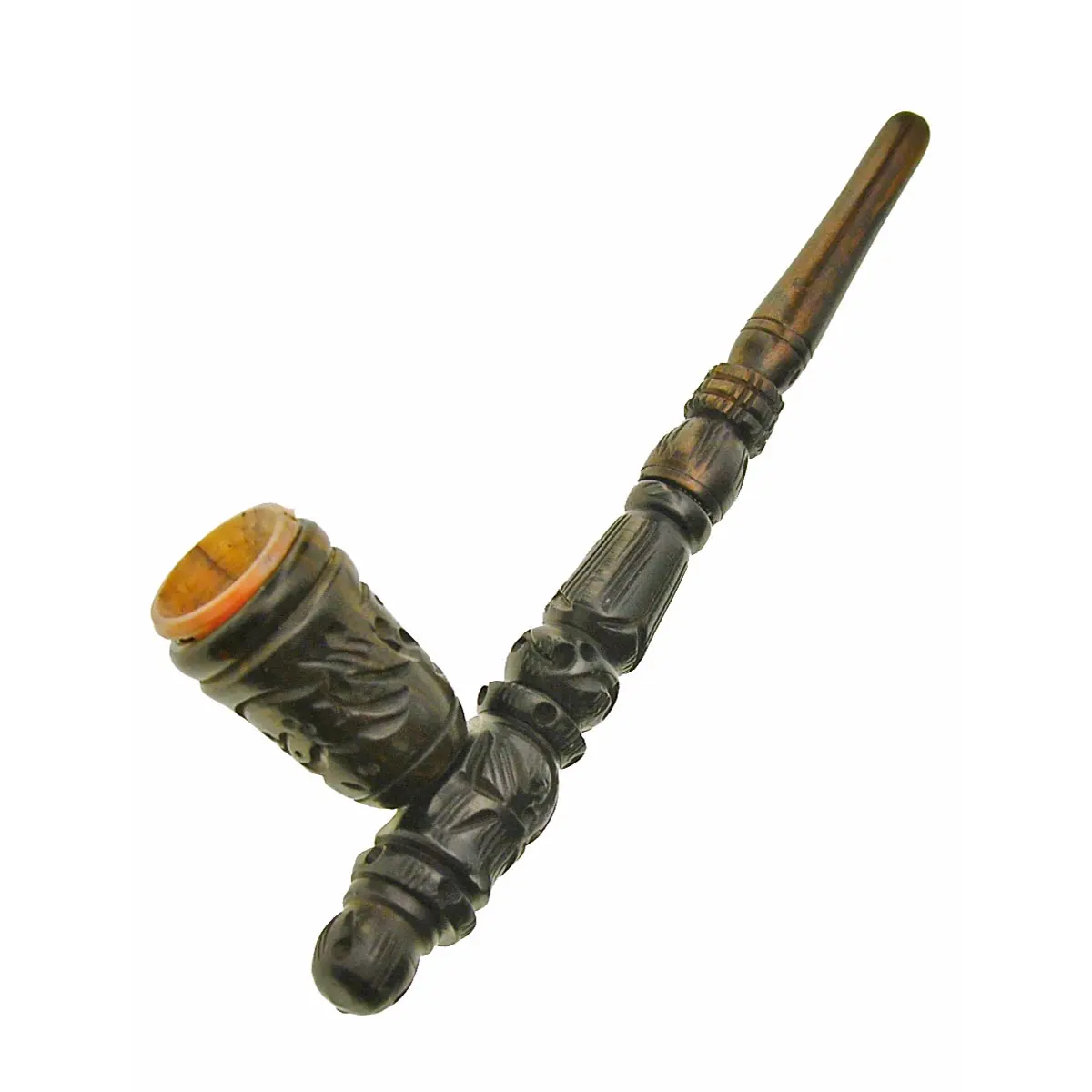 Modular Four-Part Pipe with Soapstone Bowl