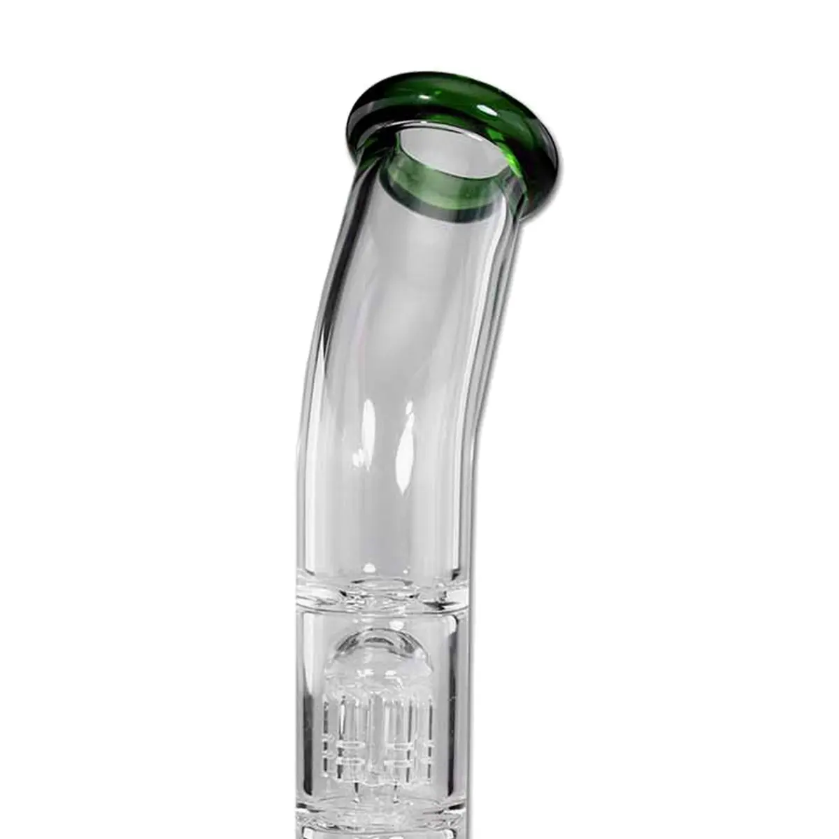 Black Leaf ice bong with double perc 31 cm