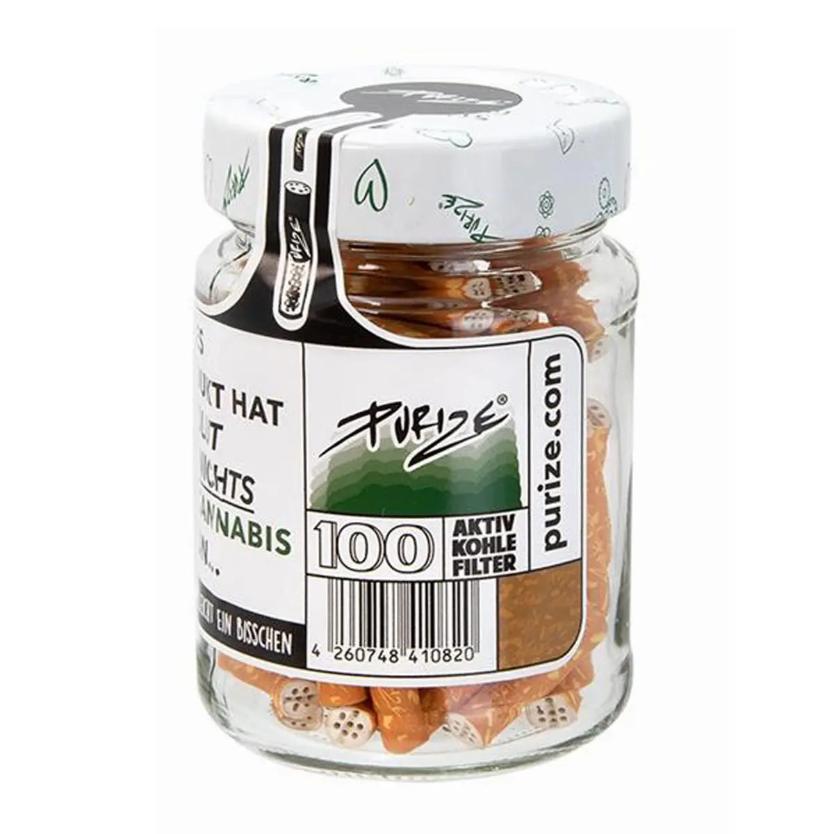 PURIZE®  Activated Carbon Filter   – XTRA Slim Size 100x - Spy