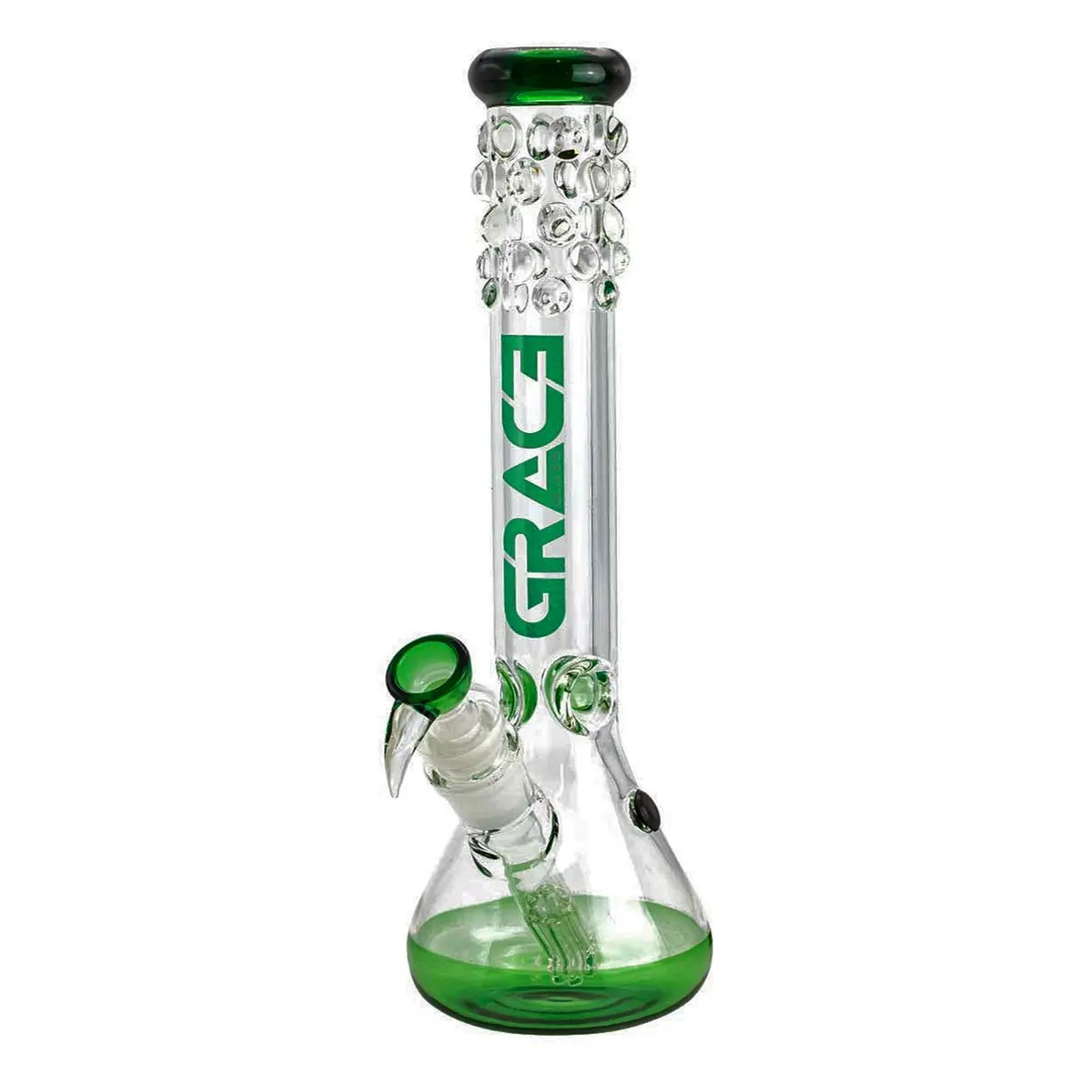 Grace Glass Bong 'Pearl' - green